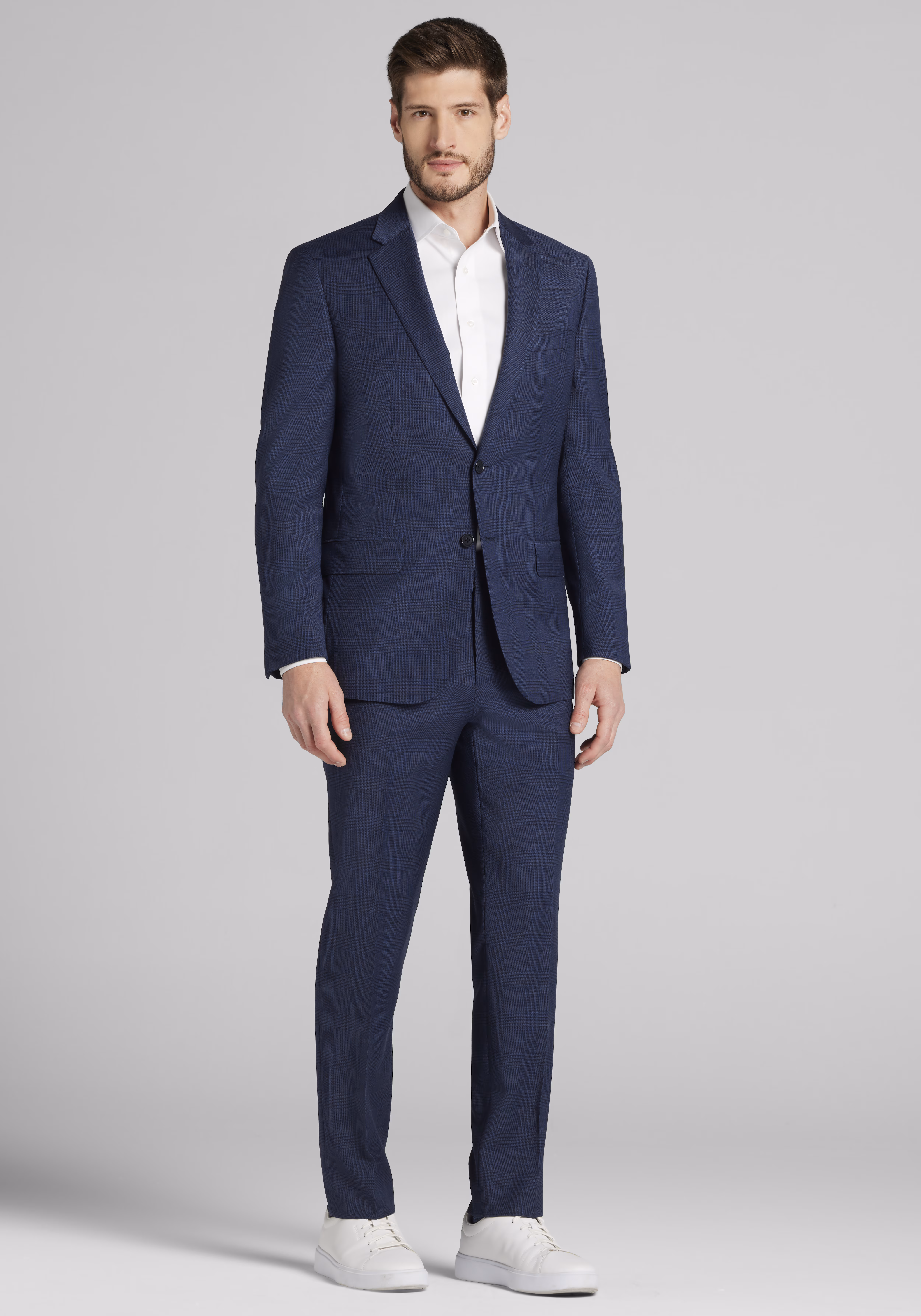 Jos. A. Bank Slim Fit Glen Plaid Suit - Big & Tall