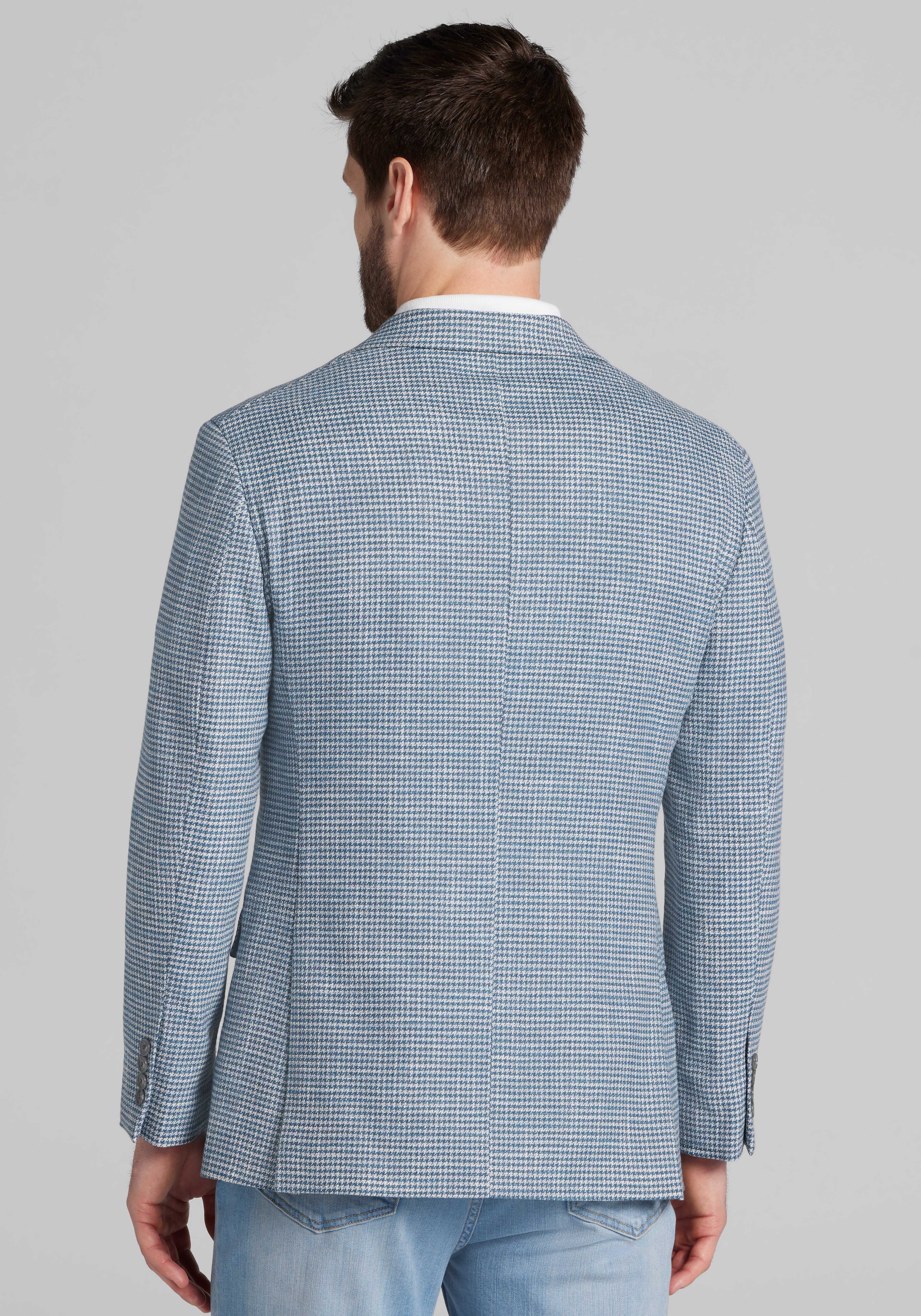 Jos. A. Bank Tailored Fit Houndstooth Sportcoat