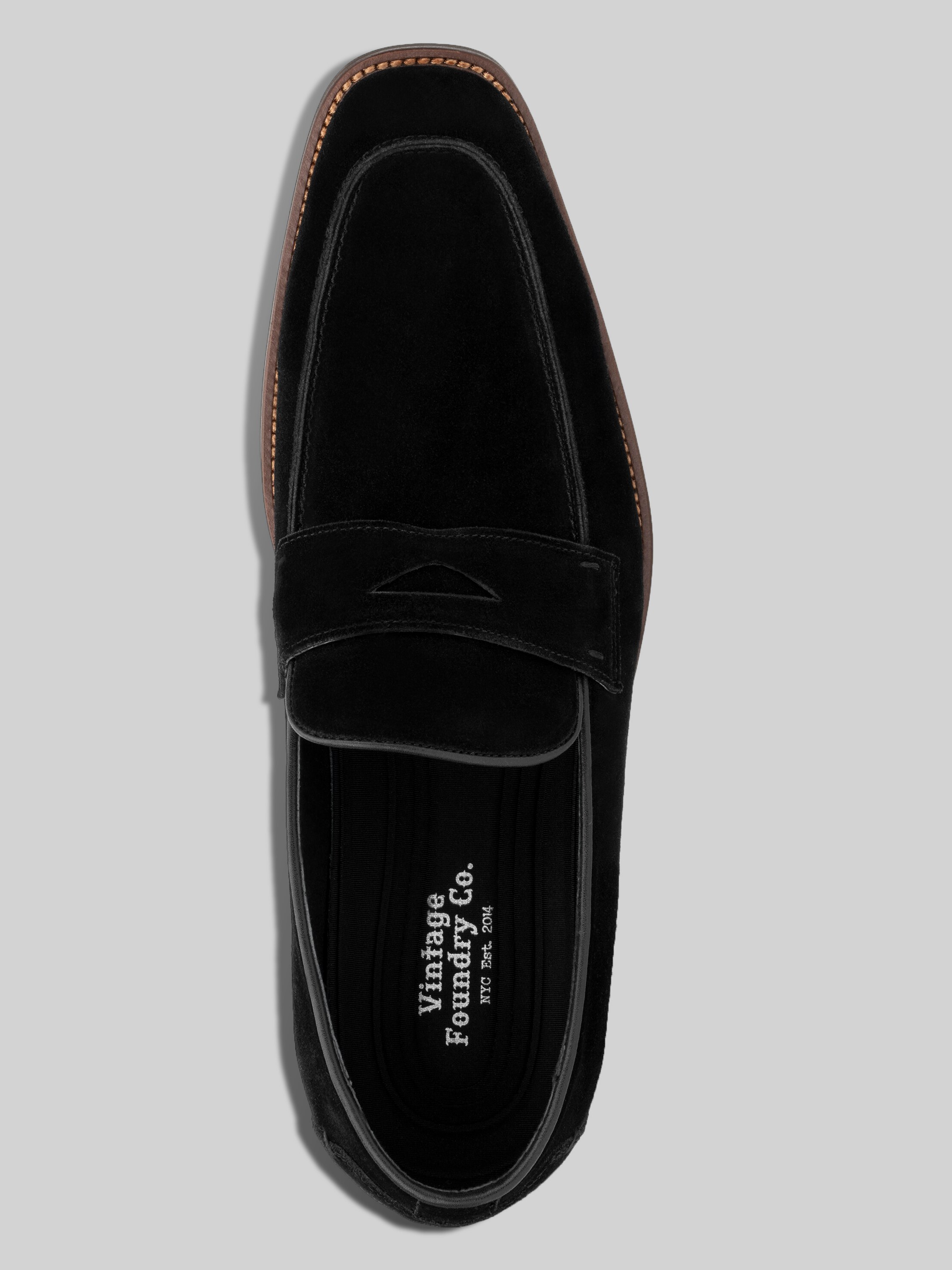 Vintage Foundry Davis Moc Toe Penny Loafers