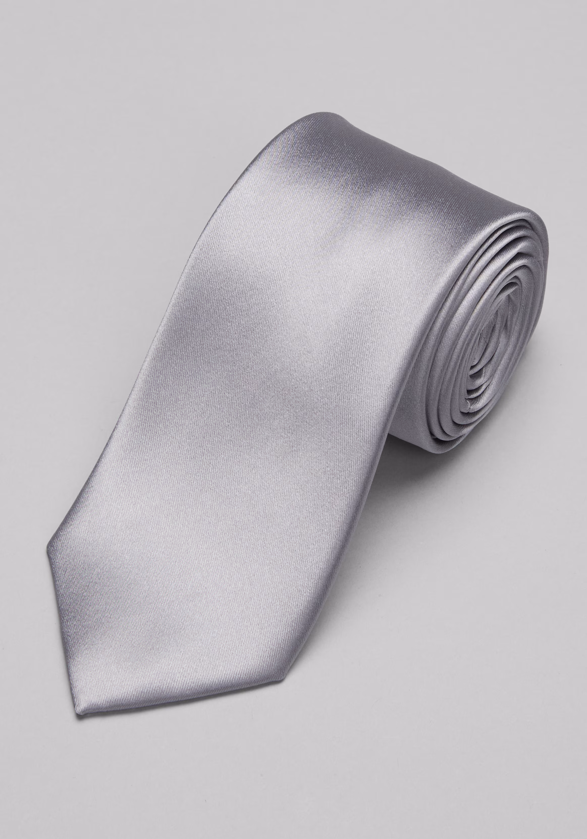 Reserve Collection Satin Weave Solid Tie - Long