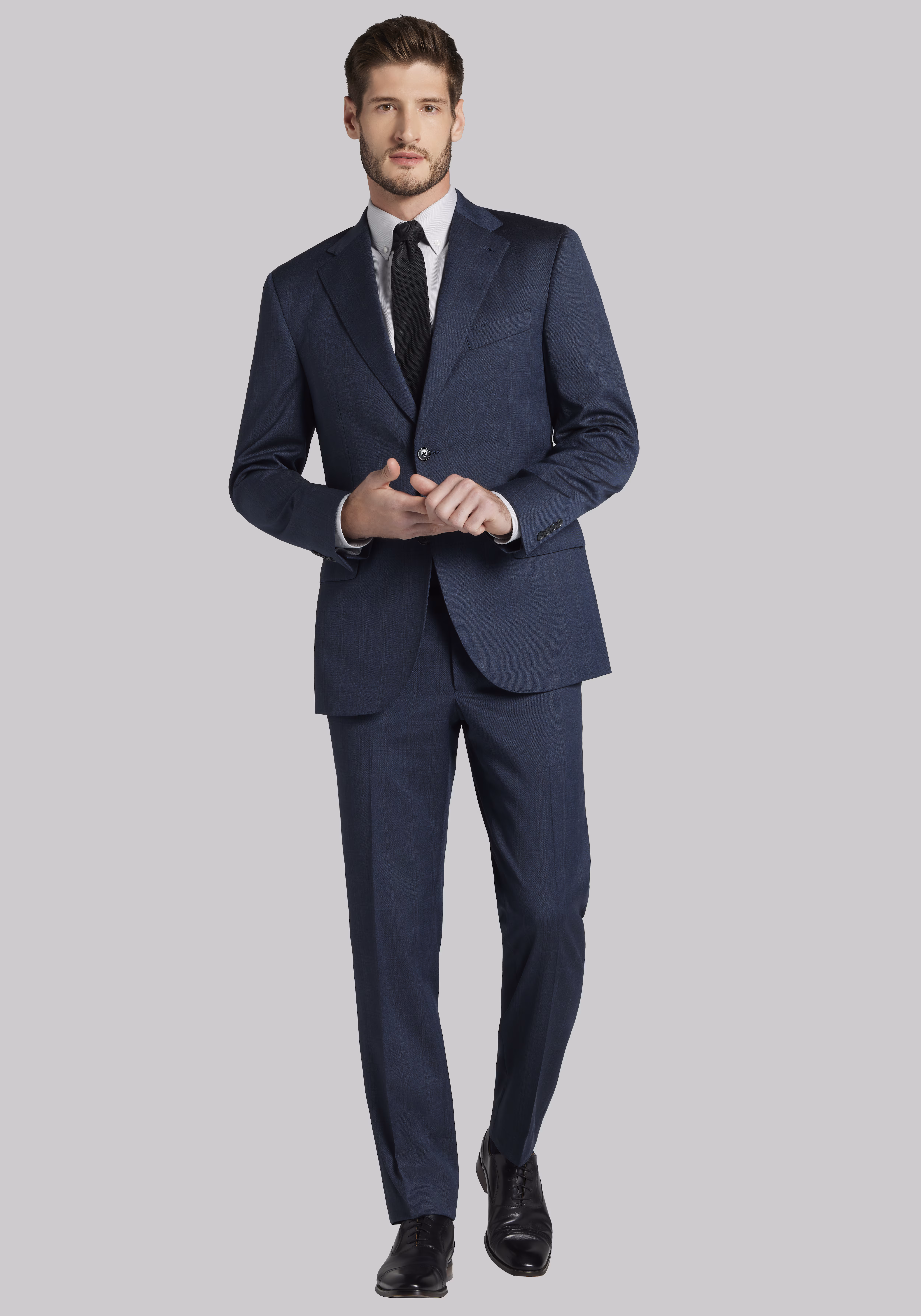 Reserve Collection Tailored Fit Stripe Suit