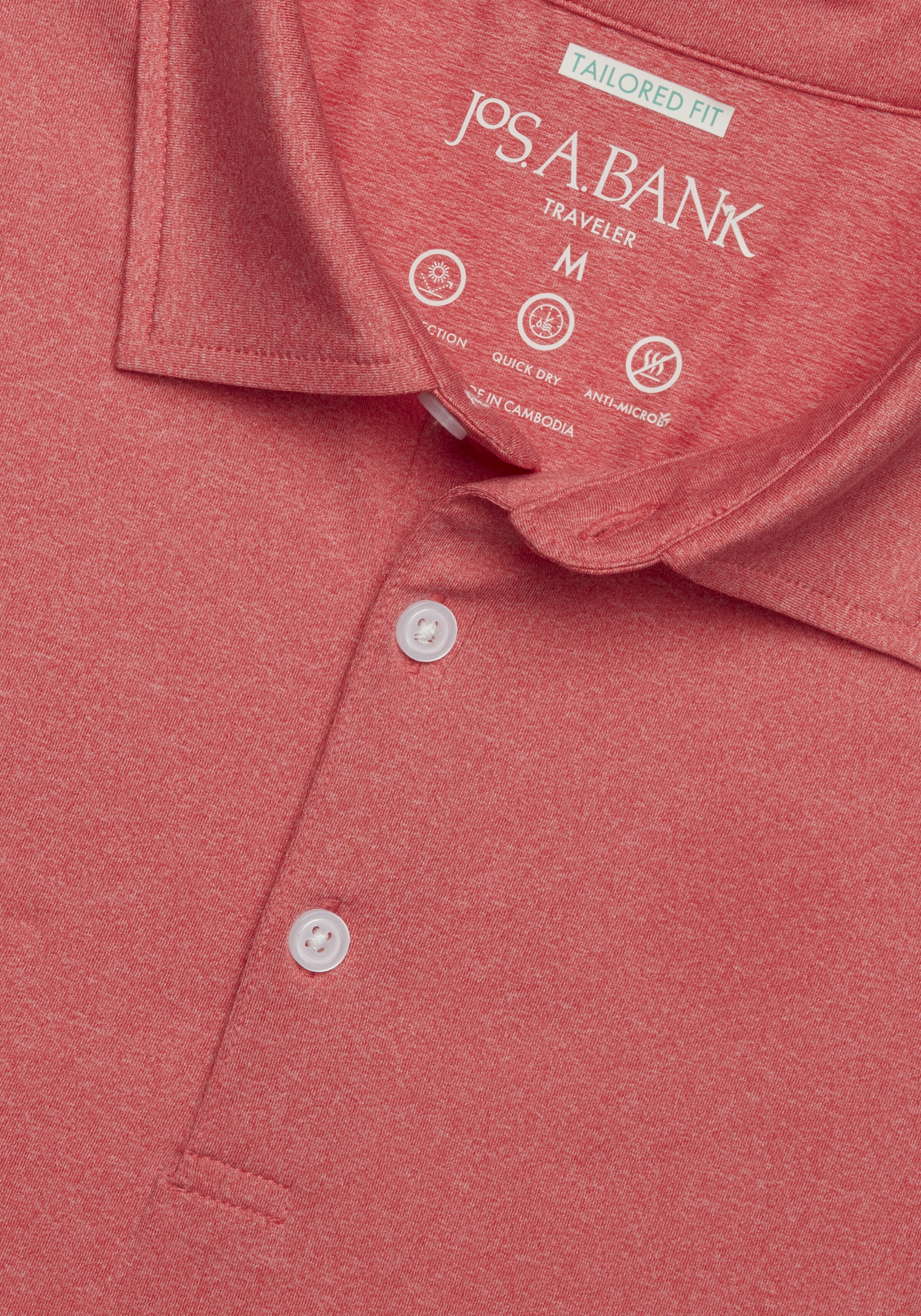 Traveler Performance Tailored Fit Golf Polo