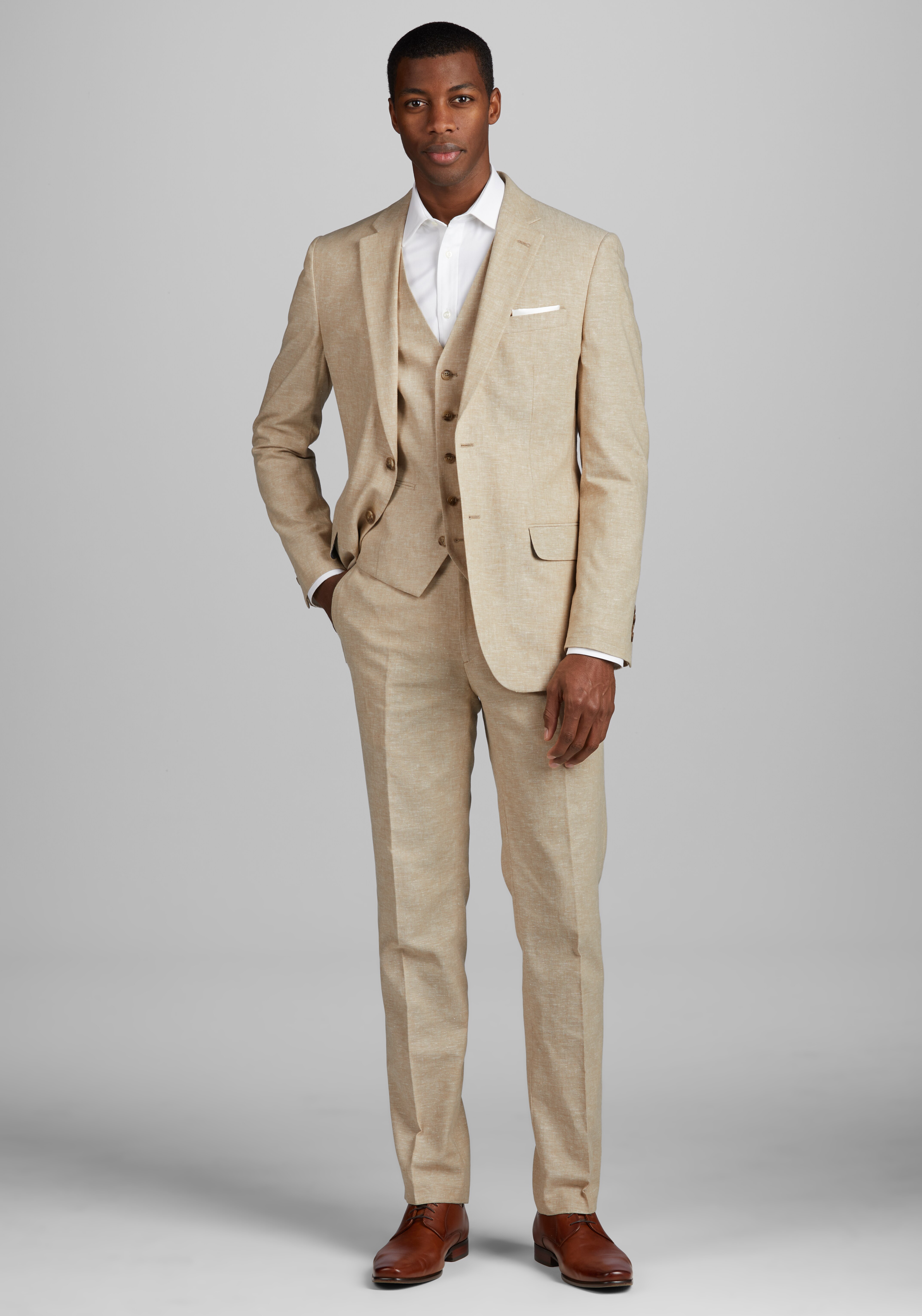 Jos. A. Bank Slim Fit Linen Blend Suit Separates Jacket