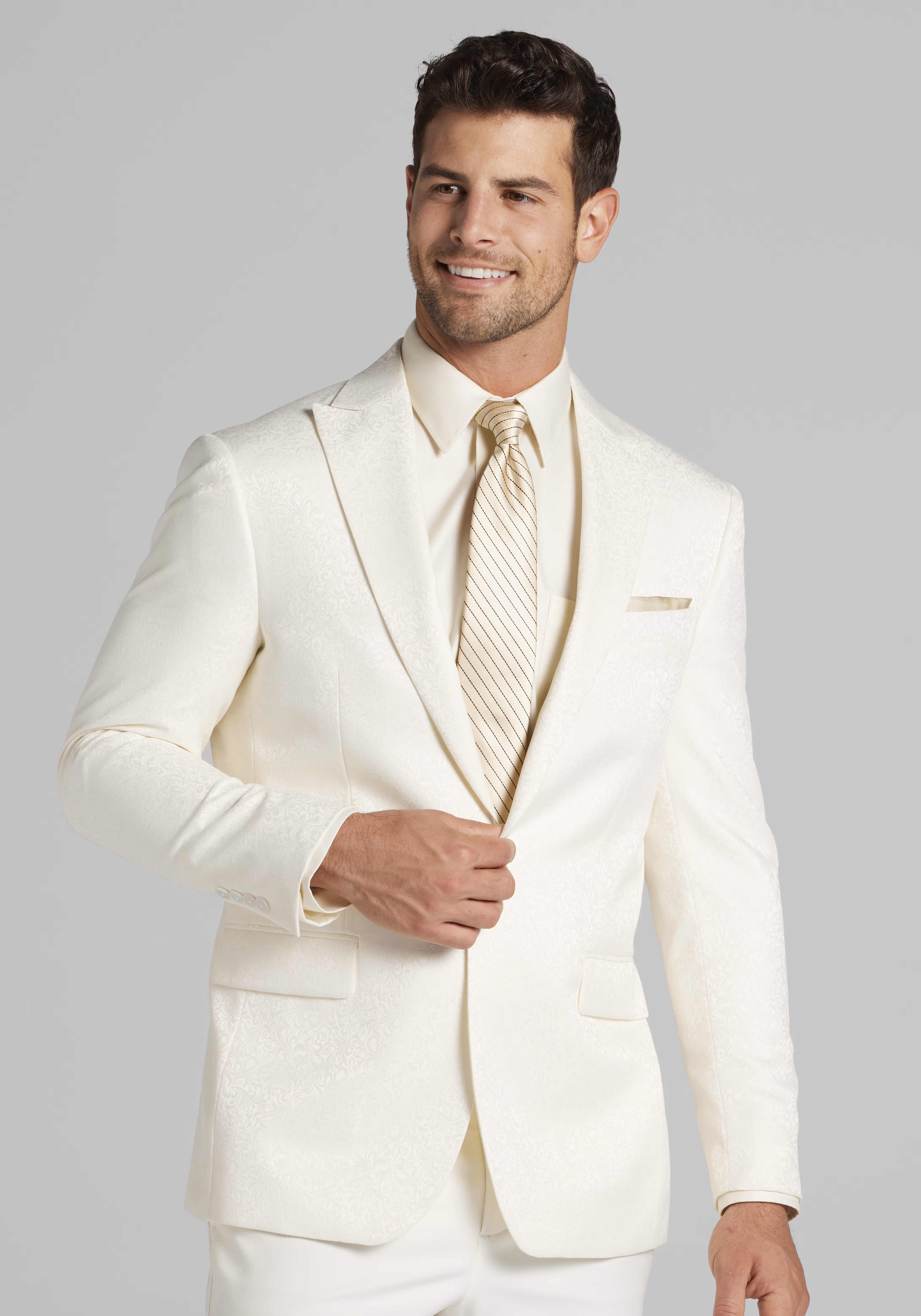 Jos. A. Bank Slim Fit Swirled Jacquard Dinner Jacket - Big & Tall