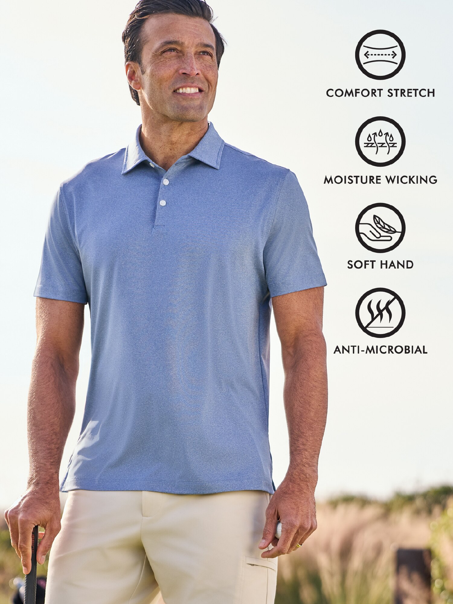Traveler Performance Tailored Fit Polo