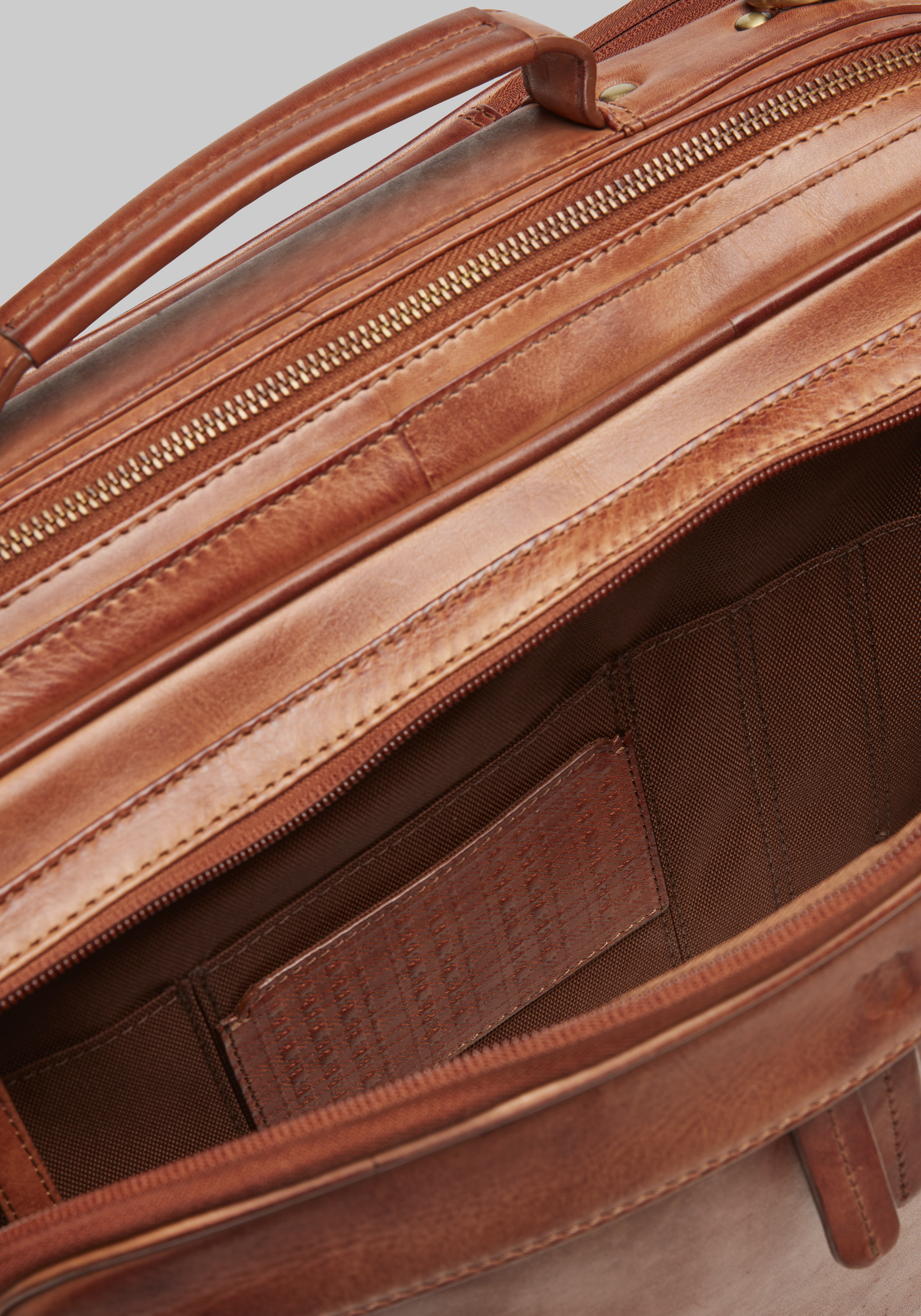 Jos. A. Bank Convertible Leather Briefcase Backpack