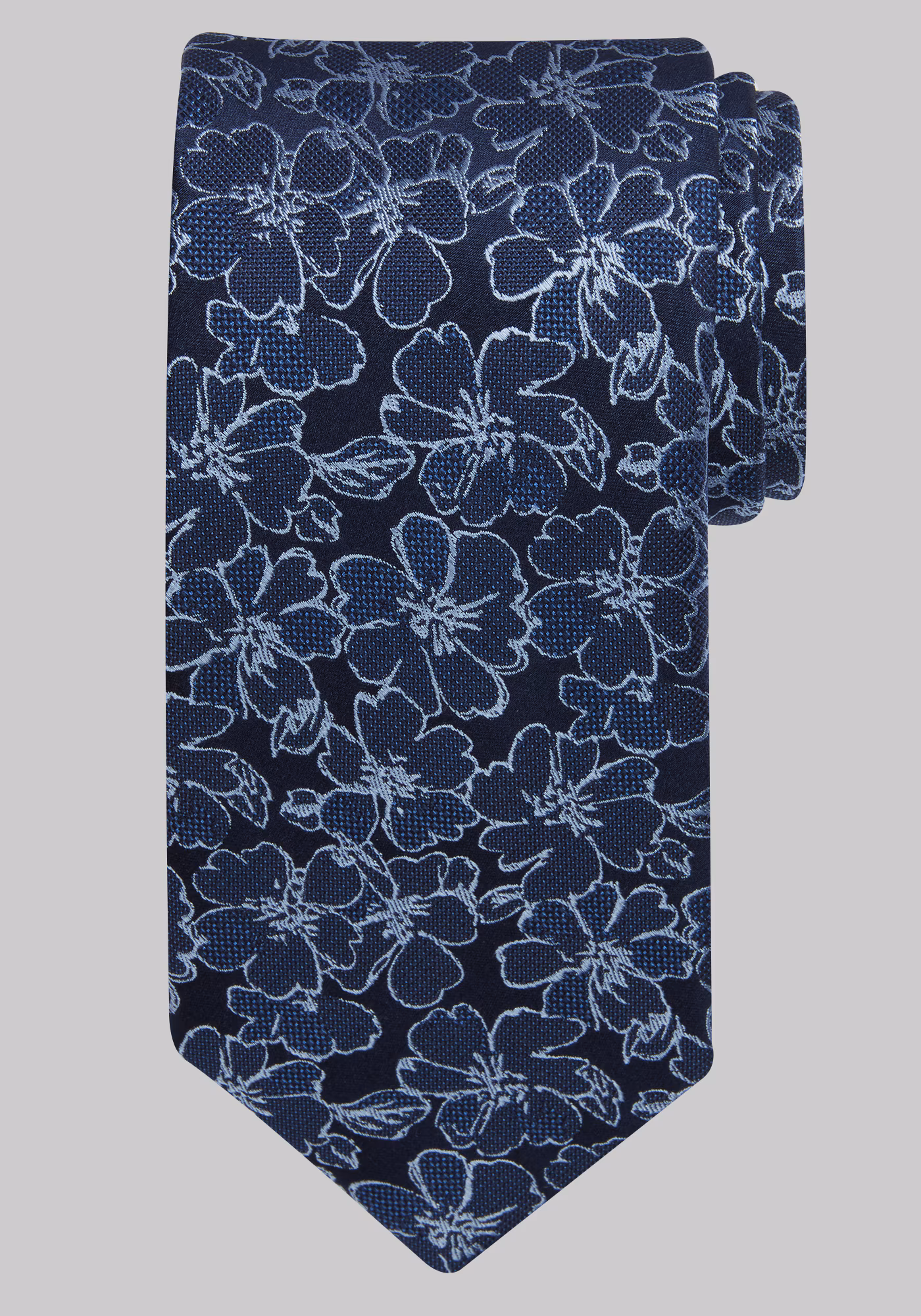 Reserve Collection Silhouette Floral Tie - Big & Tall