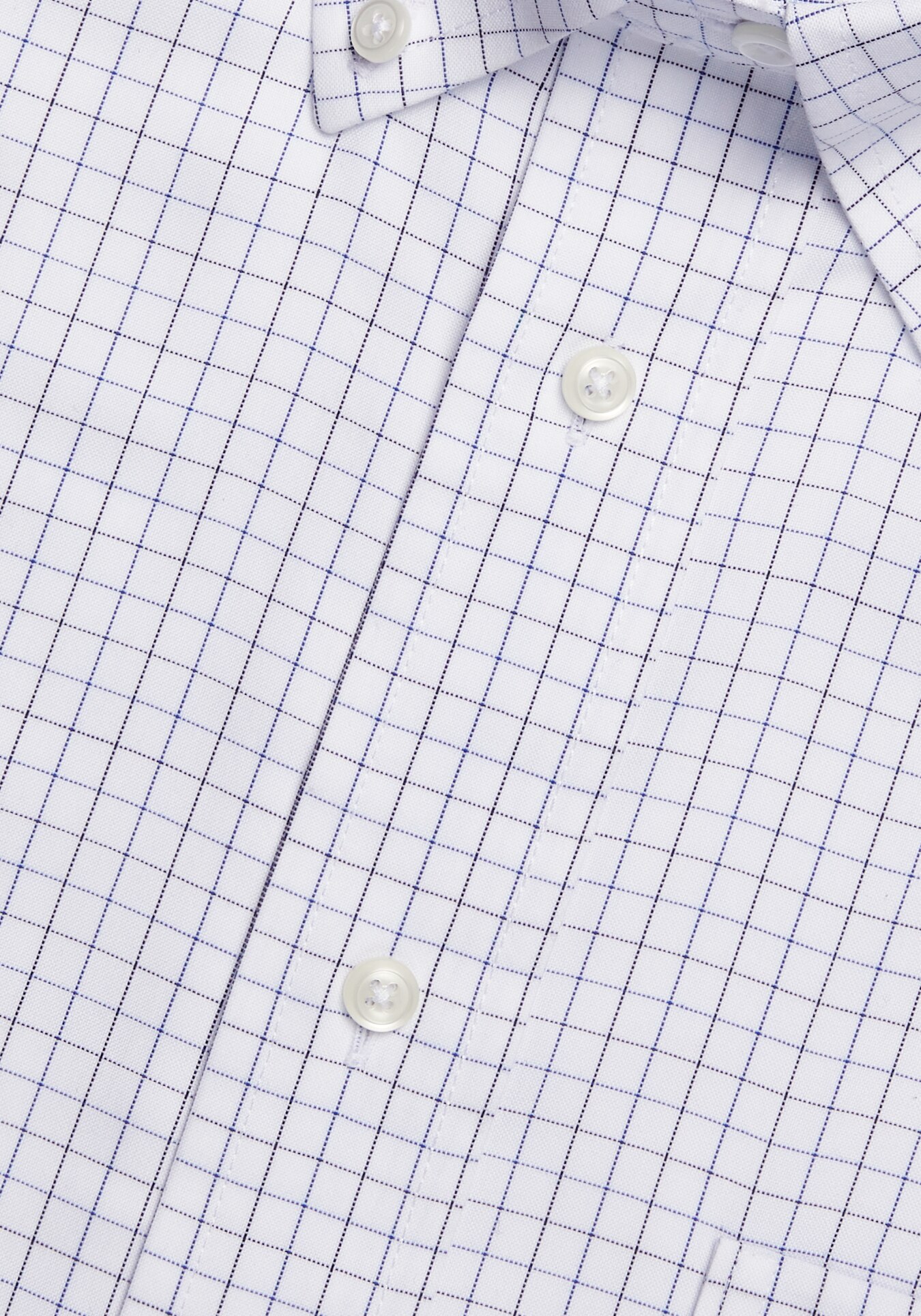 Traveler Collection Tailored Fit Button-Down Collar Grid Dress Shirt
