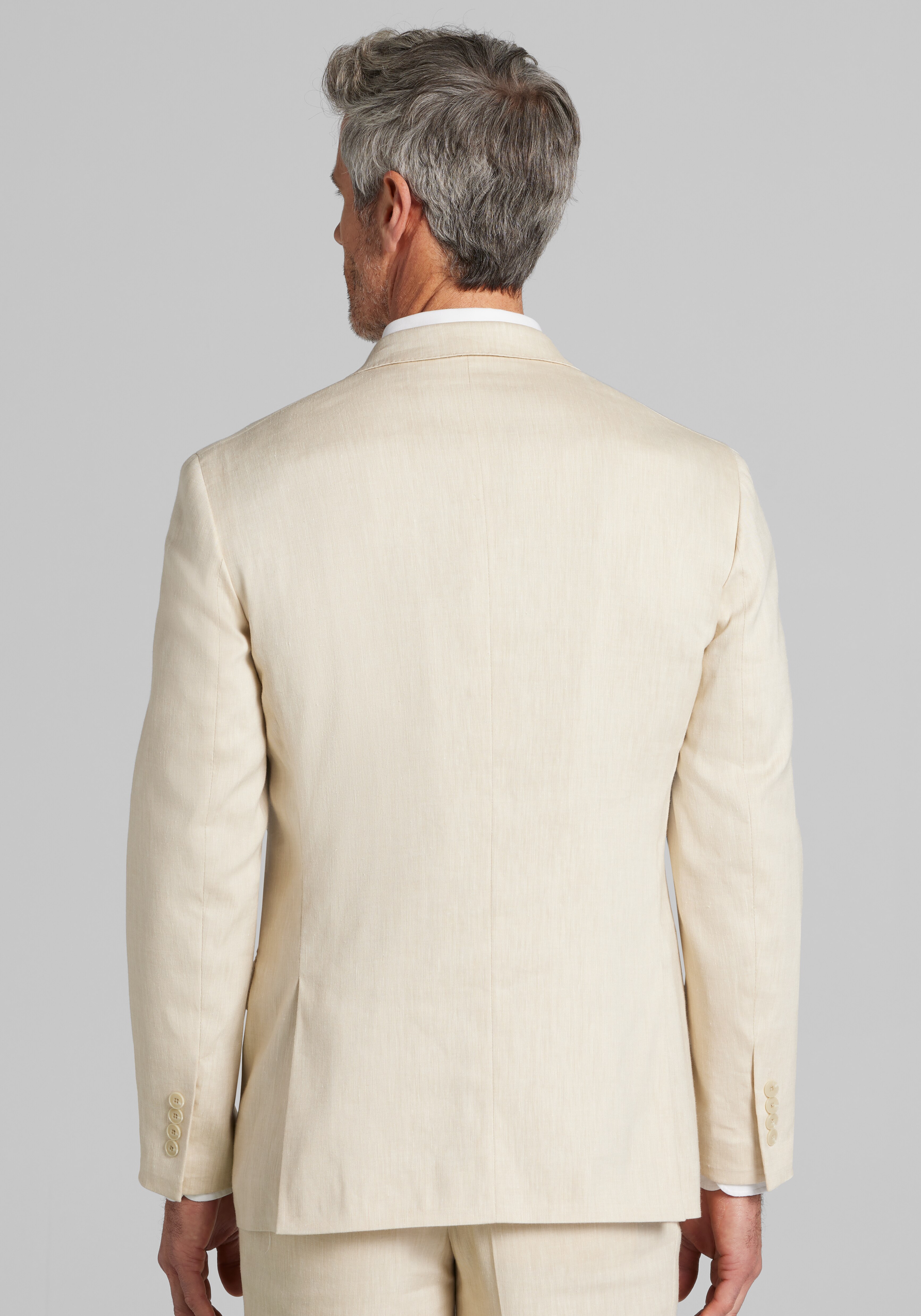 Jos. A. Bank Tailored Fit Linen Blend Suit