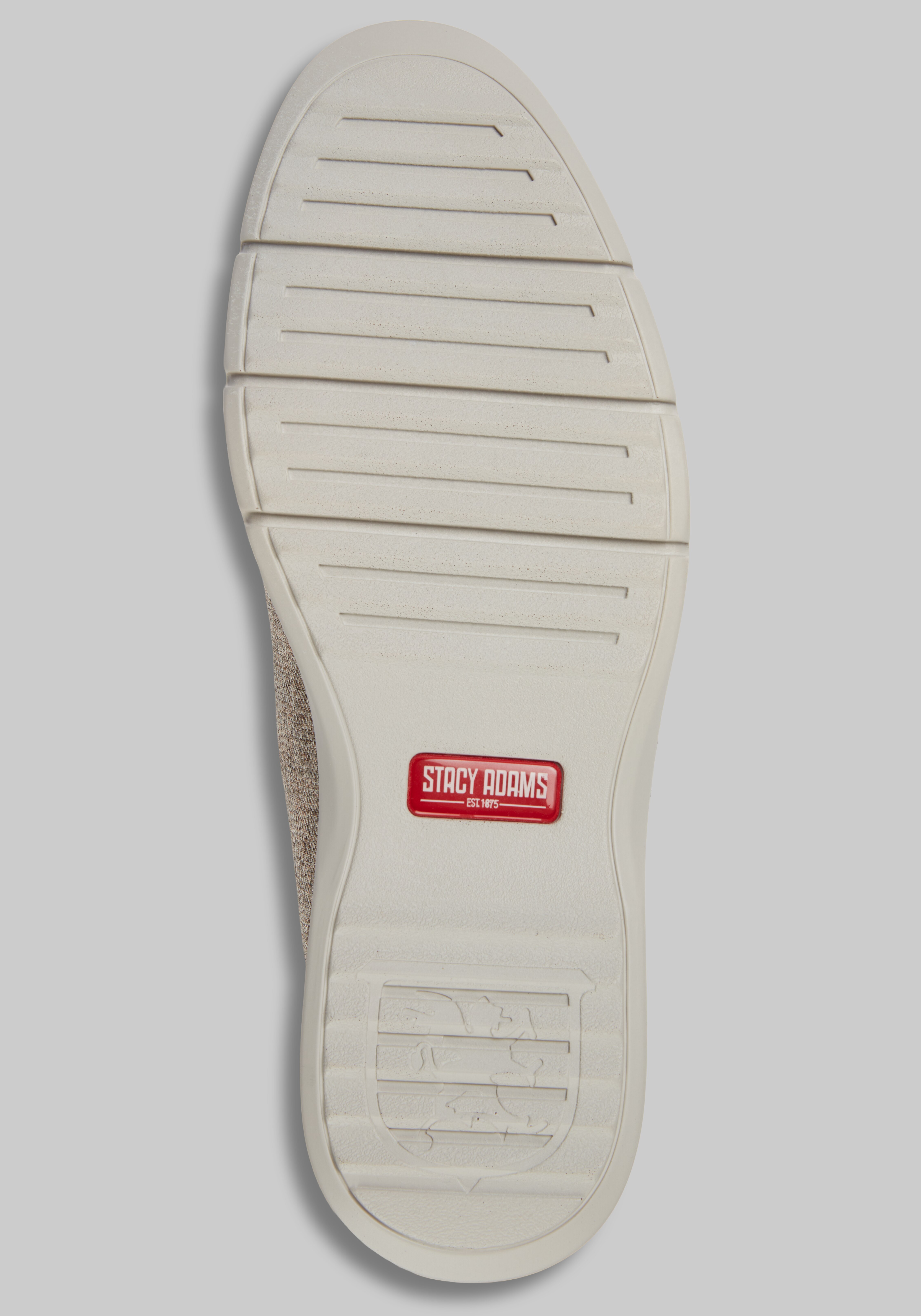 Stacy Adams Scanlan Plain Toe Elastic Lace-Up Shoes