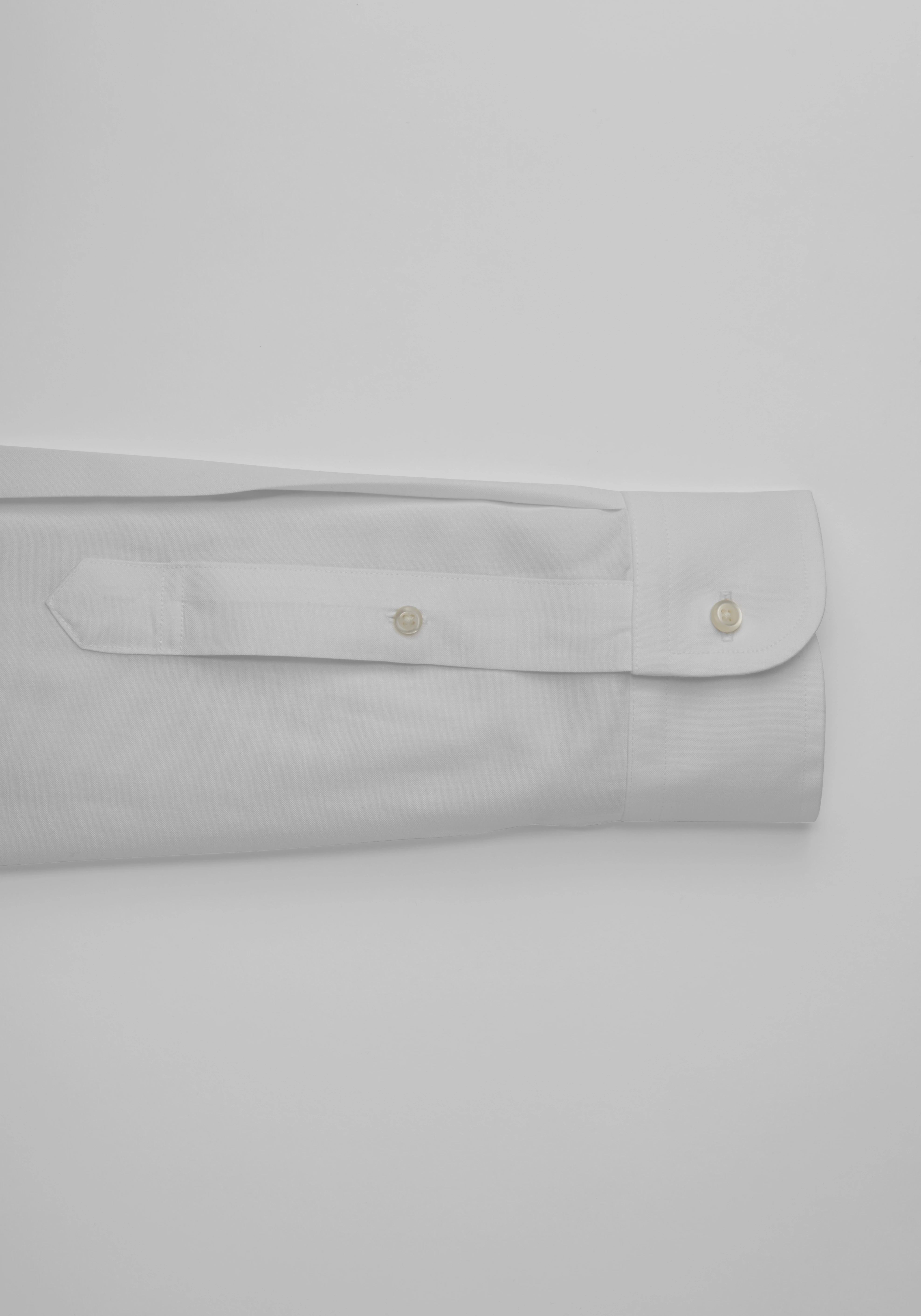 Traveler Collection Tailored Fit Point Collar Solid Dress Shirt