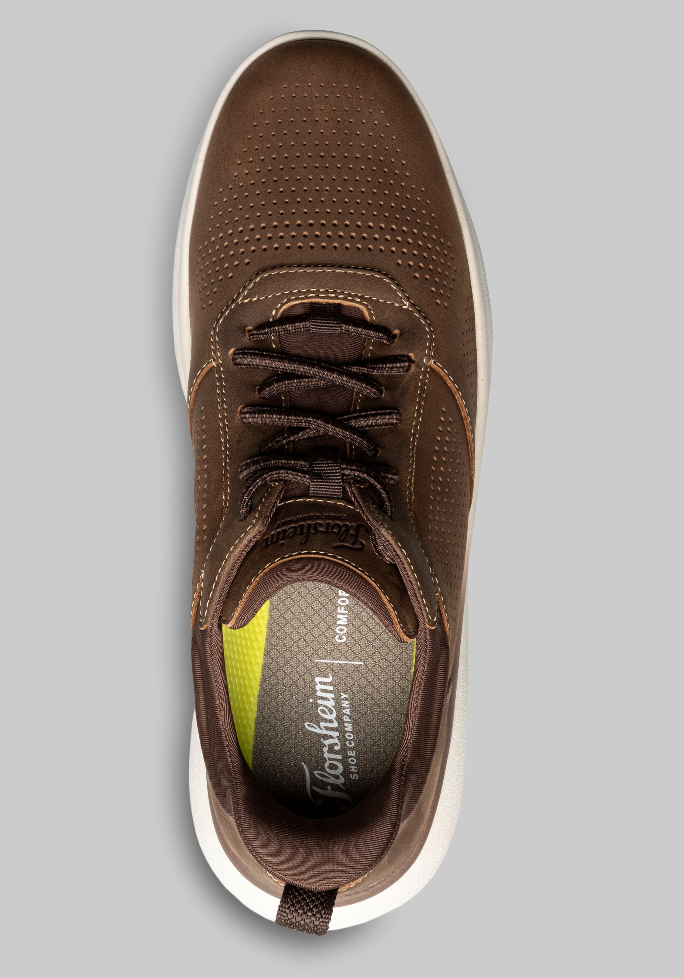 Florsheim Fleet Perforated Toe Elastic Lace Sneakers