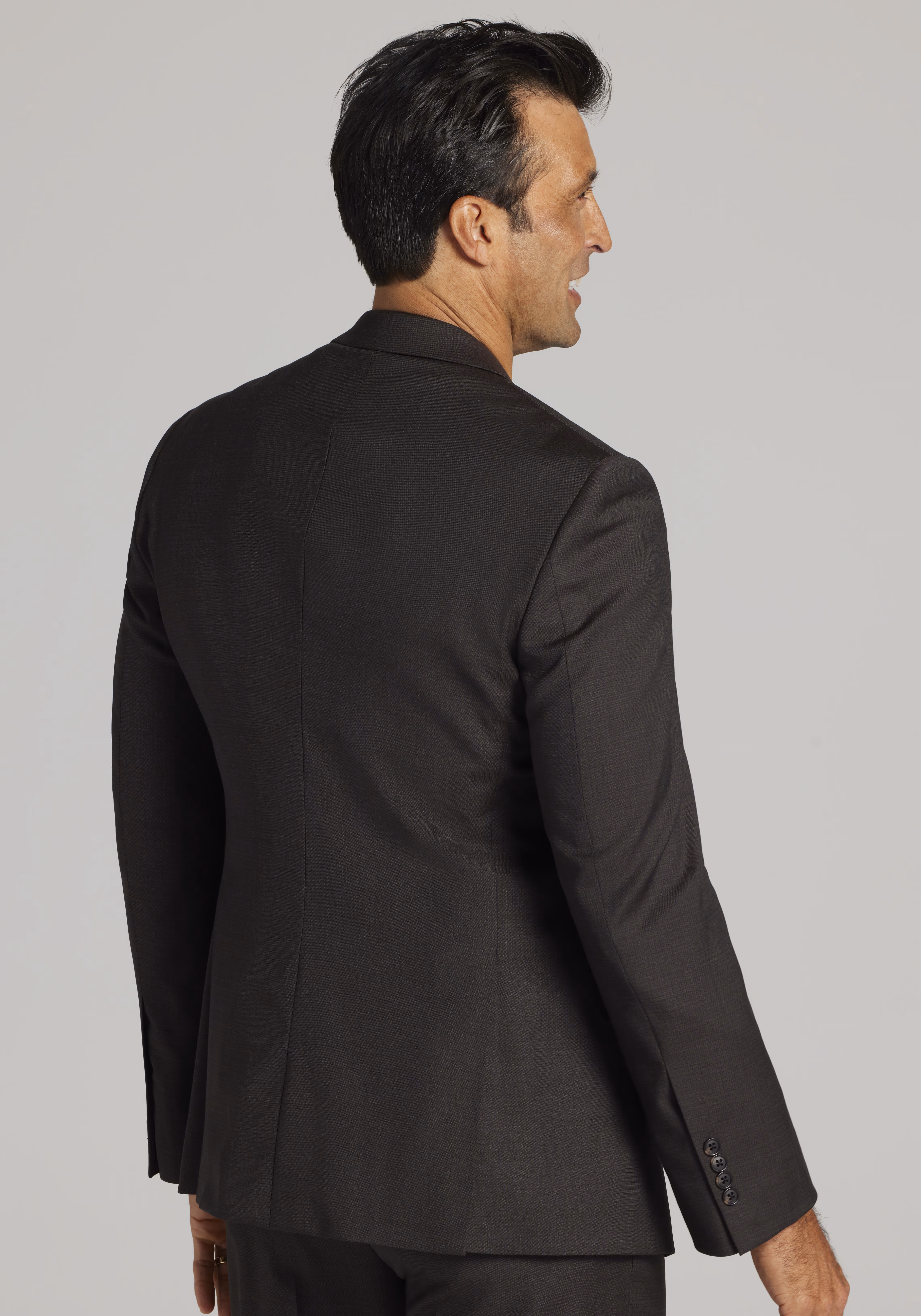Jos. A. Bank Tailored Fit Small Plaid Suit - Big & Tall