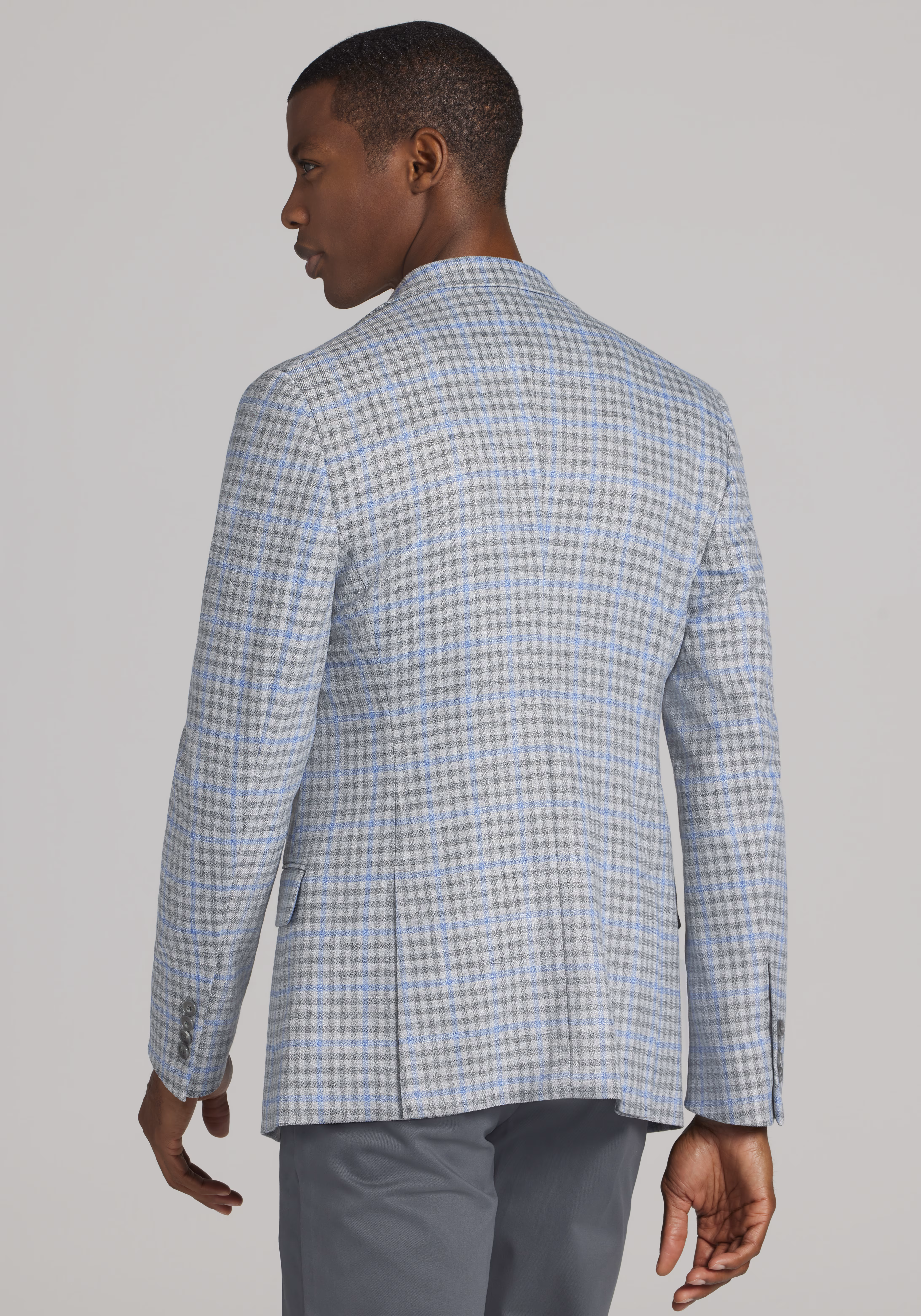 Jos. A. Bank Slim Fit Plaid Sportcoat
