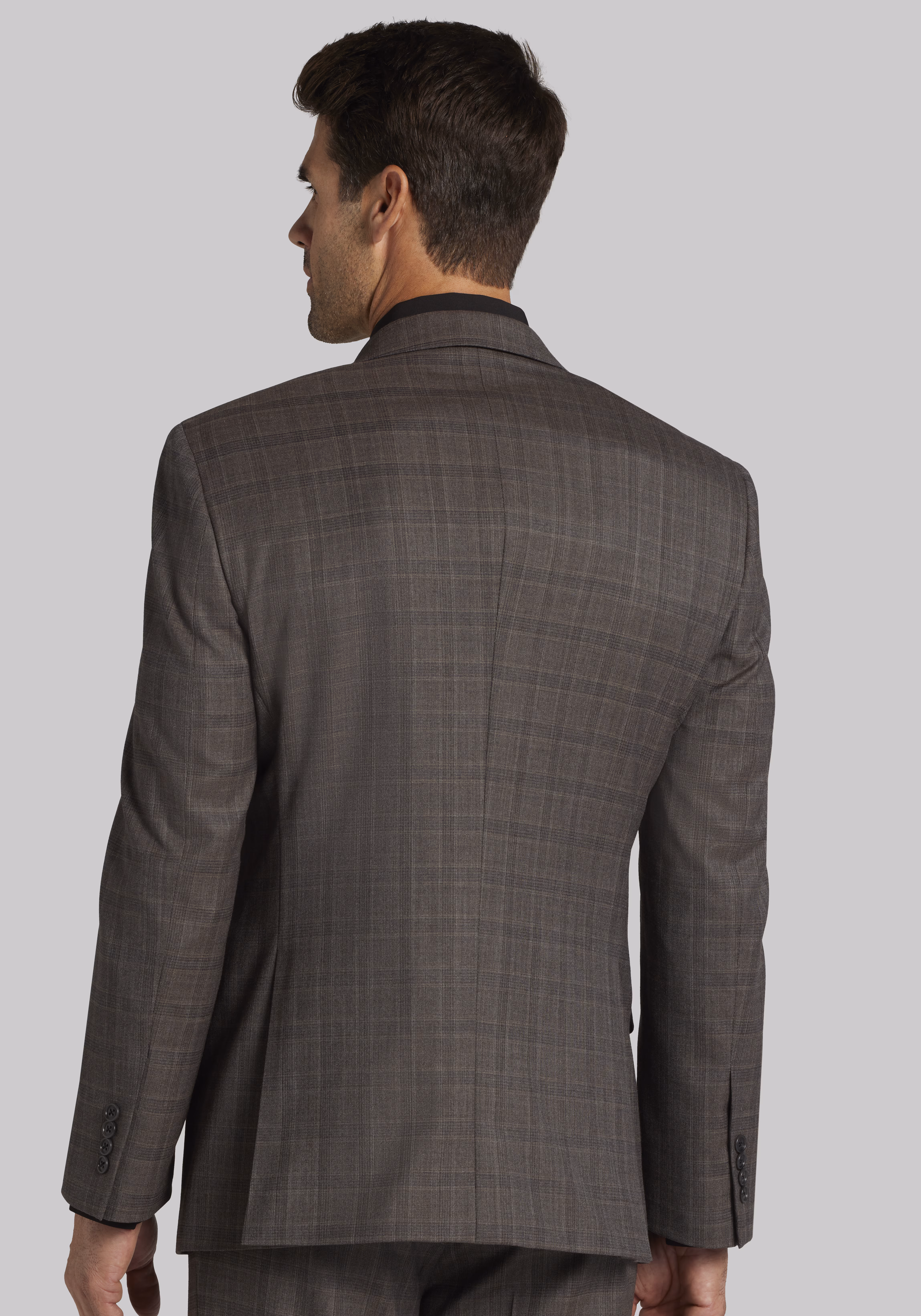 Jos. A. Bank Tailored Fit Plaid Suit Big & Tall