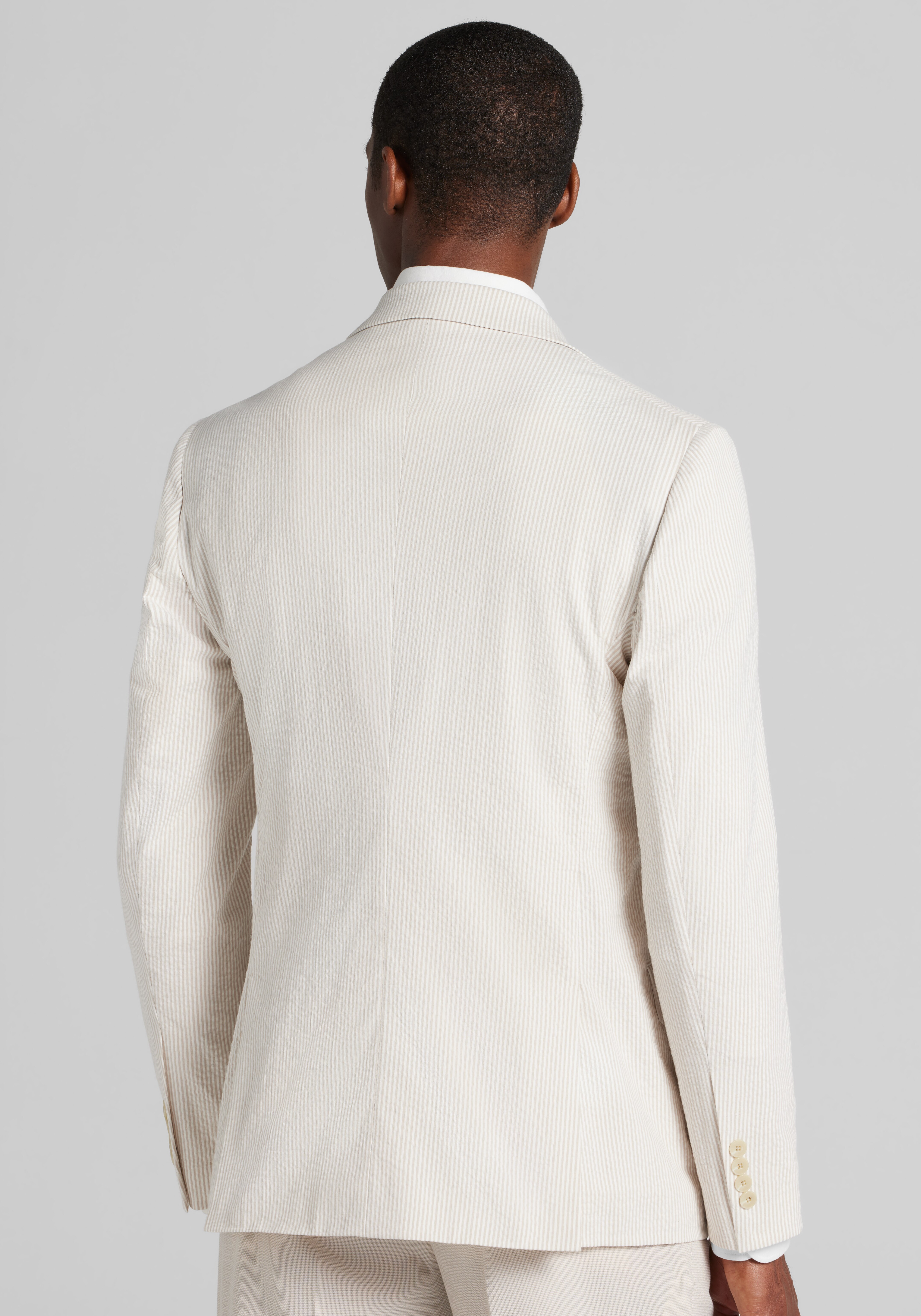 Jos. A. Bank Comfort Stretch Tailored Fit Seersucker Sportcoat - Big & Tall