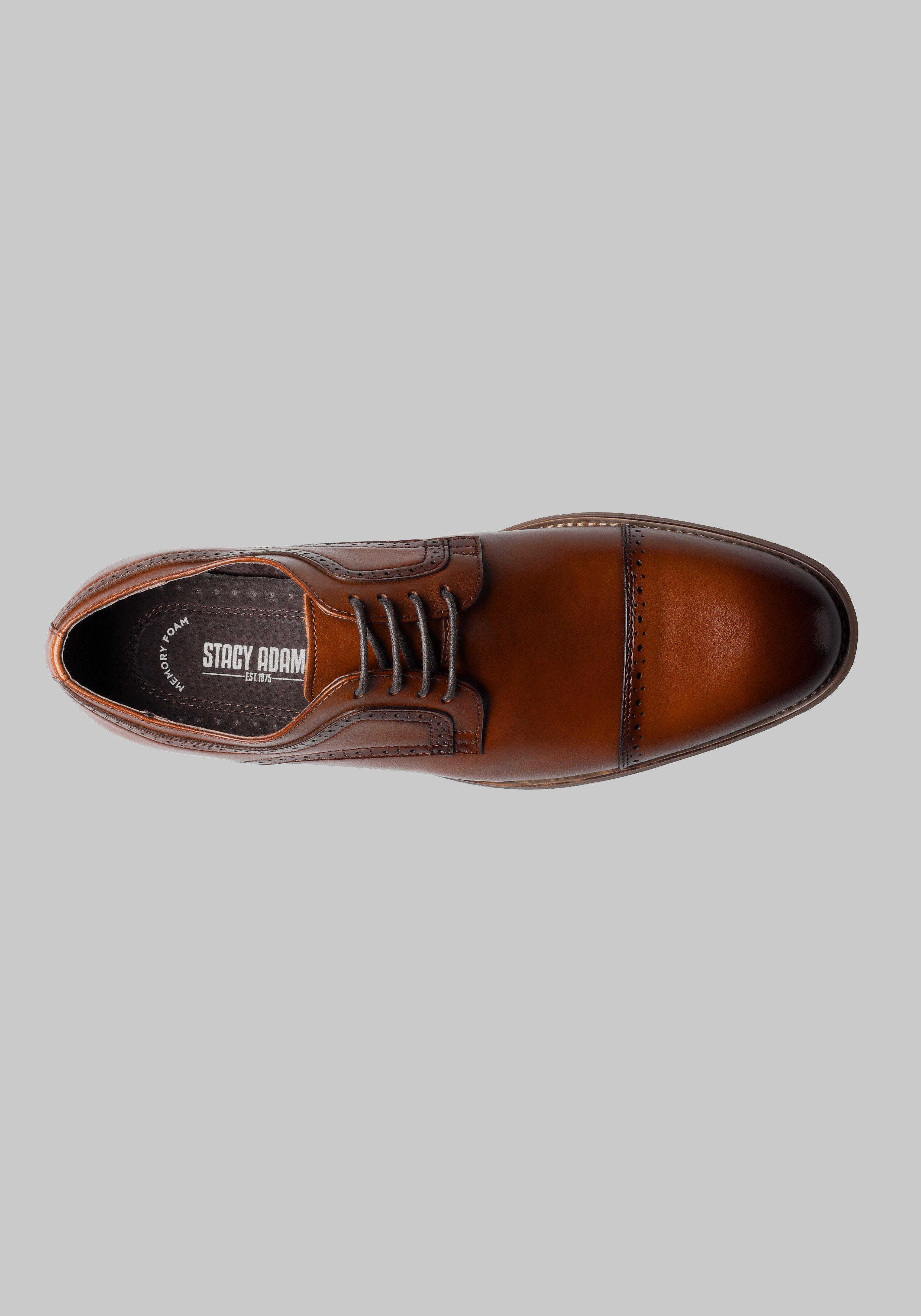 Stacy Adams Dickinson Leather Cap Toe Oxfords