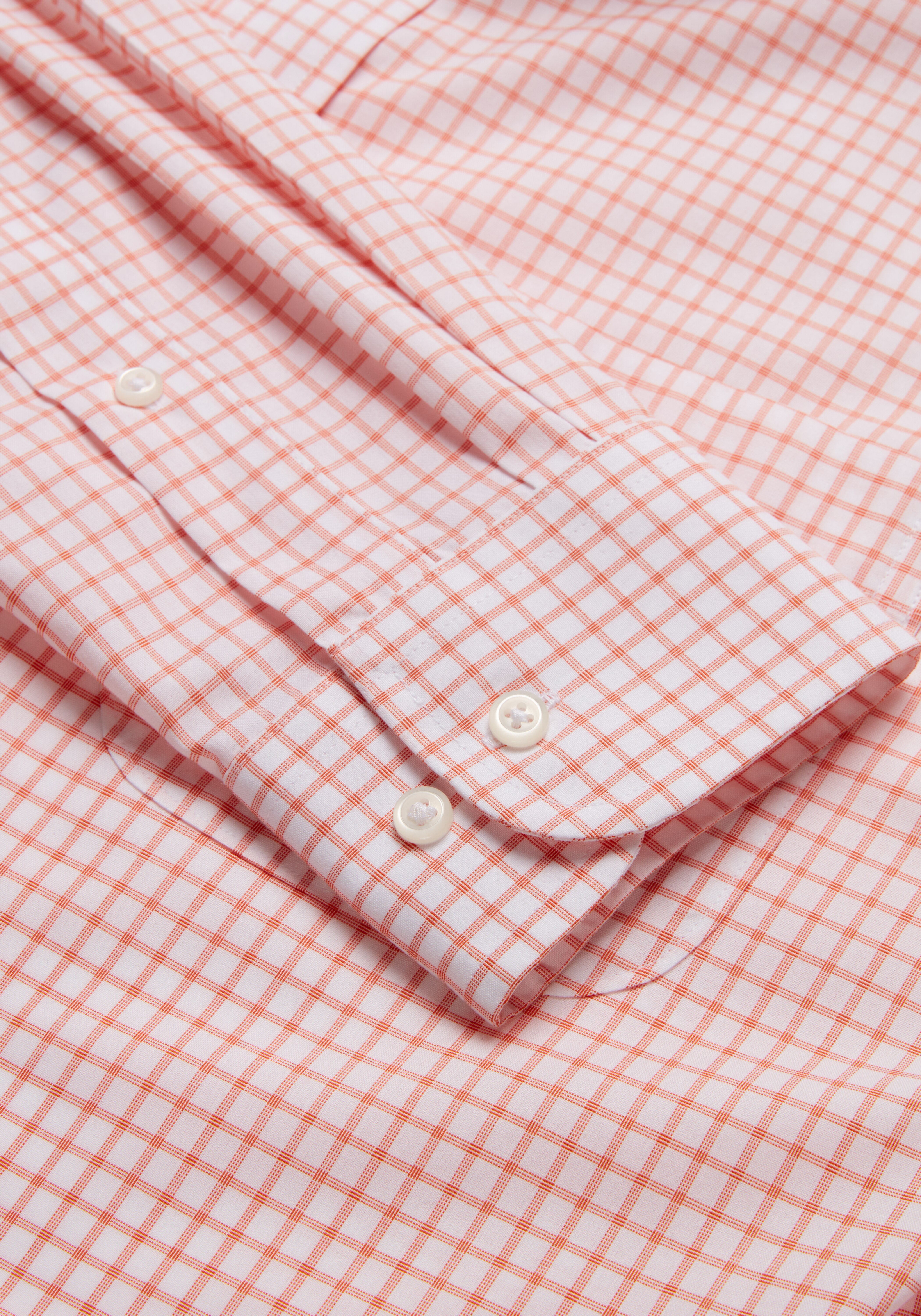 Traveler Collection Slim Fit Spread Collar Small Plaid Dress Shirt - Big & Tall