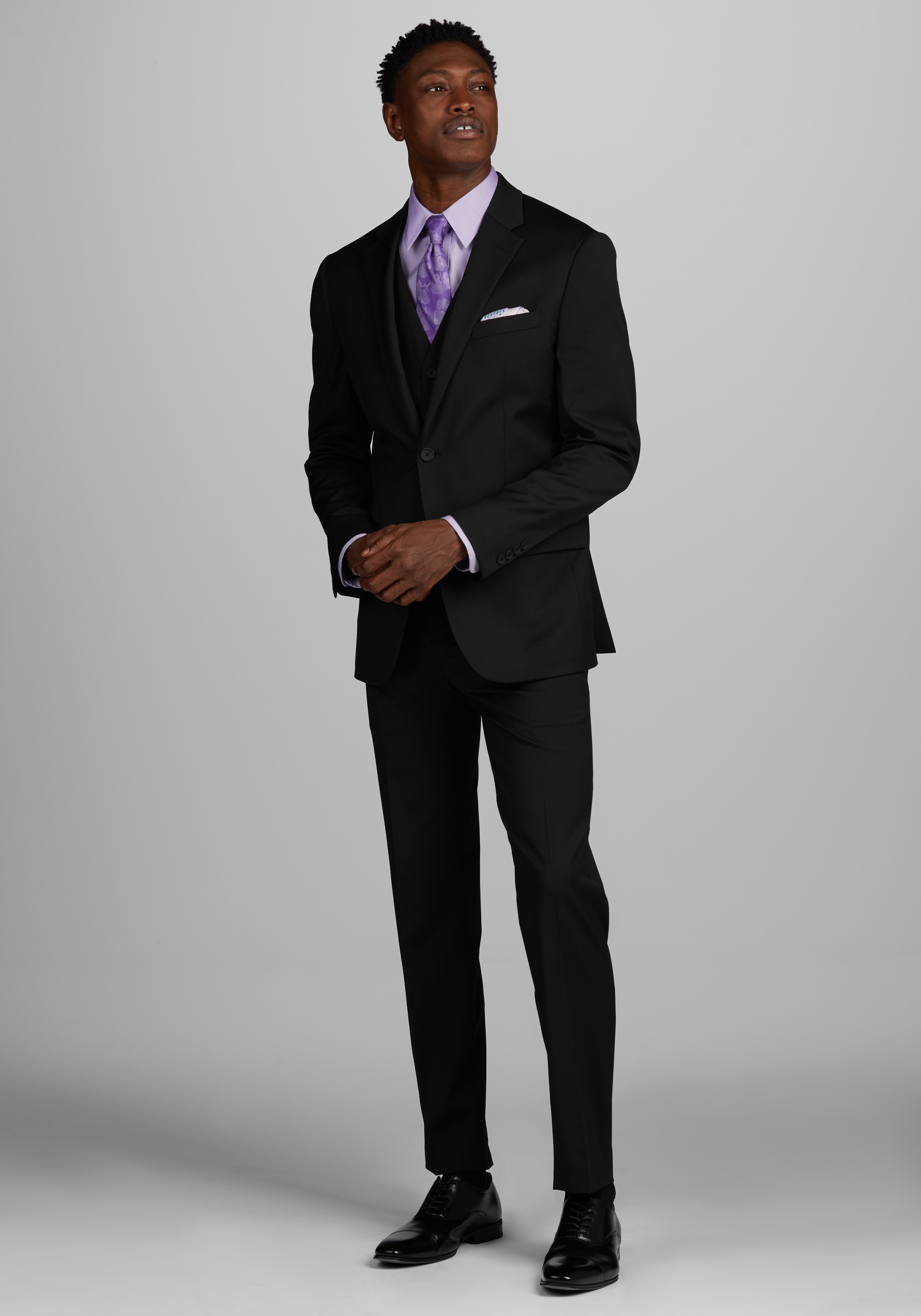 Traveler Performance Collection Slim Fit Suit Separate Solid Jacket - Big & Tall