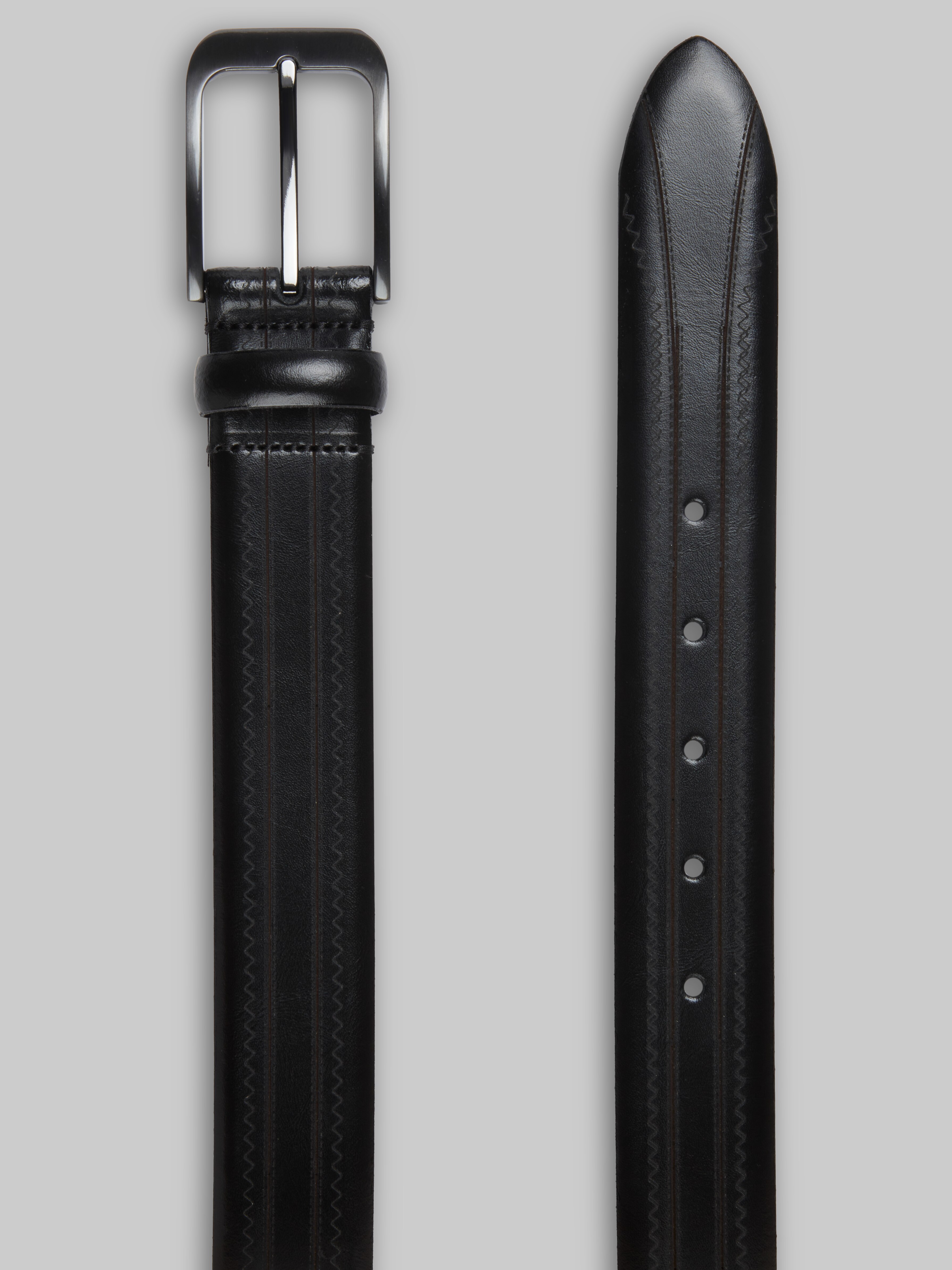 Jos. A. Bank Center Laser Cut Leather Belt