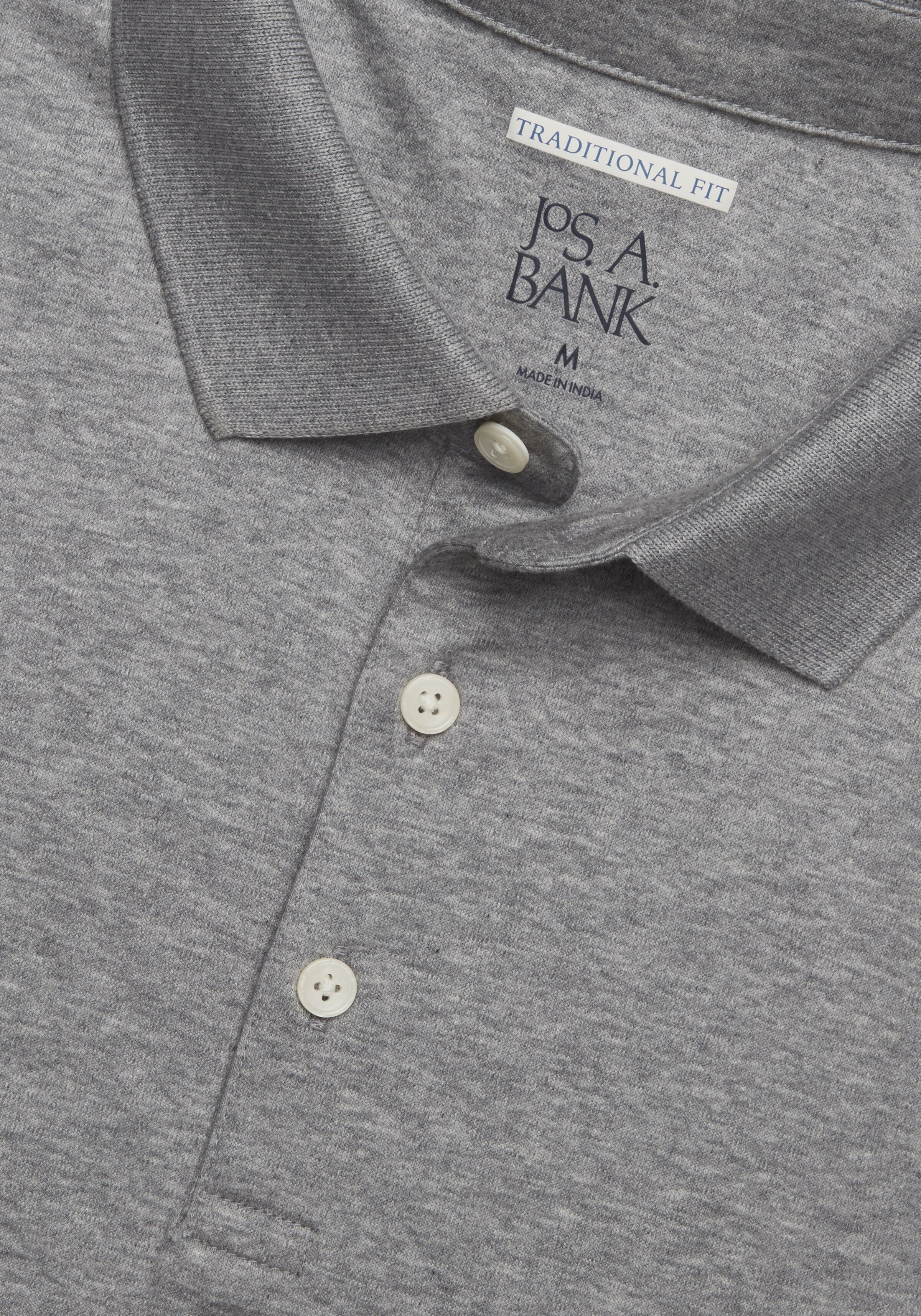 Jos. A. Bank Traditional Fit Comfort Stretch Interlock Polo