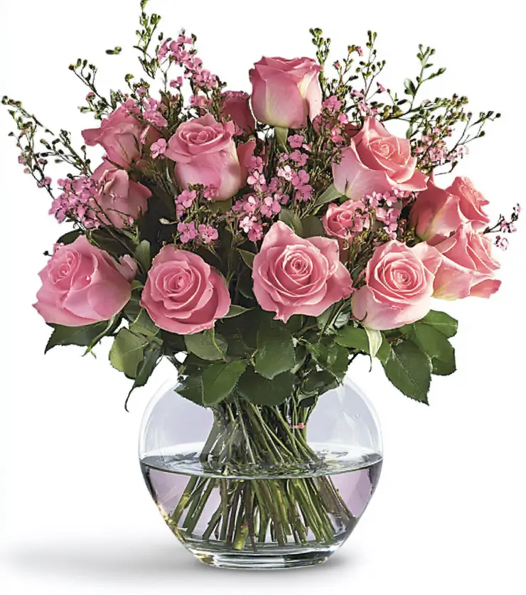 pink roses