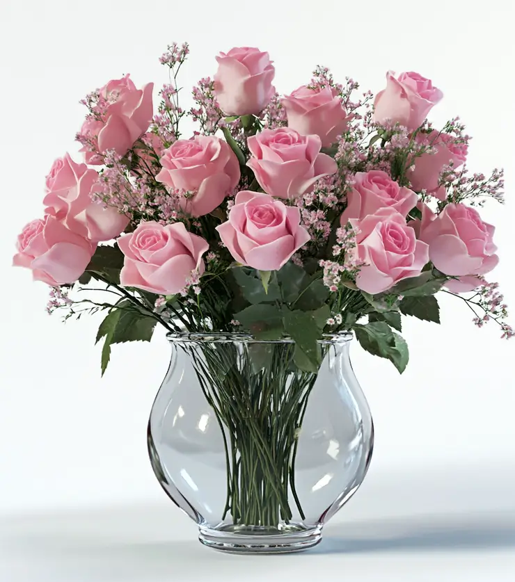 pink roses