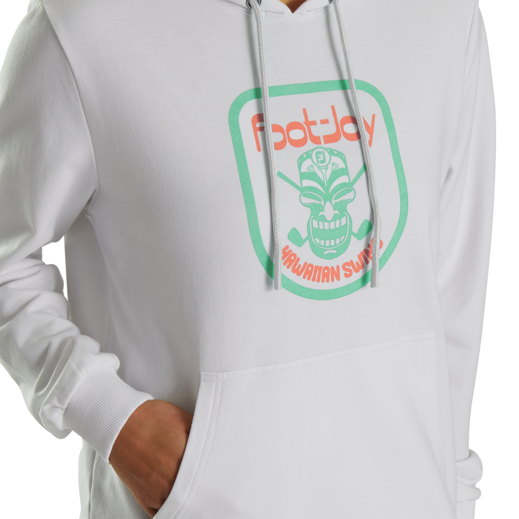 Tiki Graphic Hoodie Women-Previous Season Style