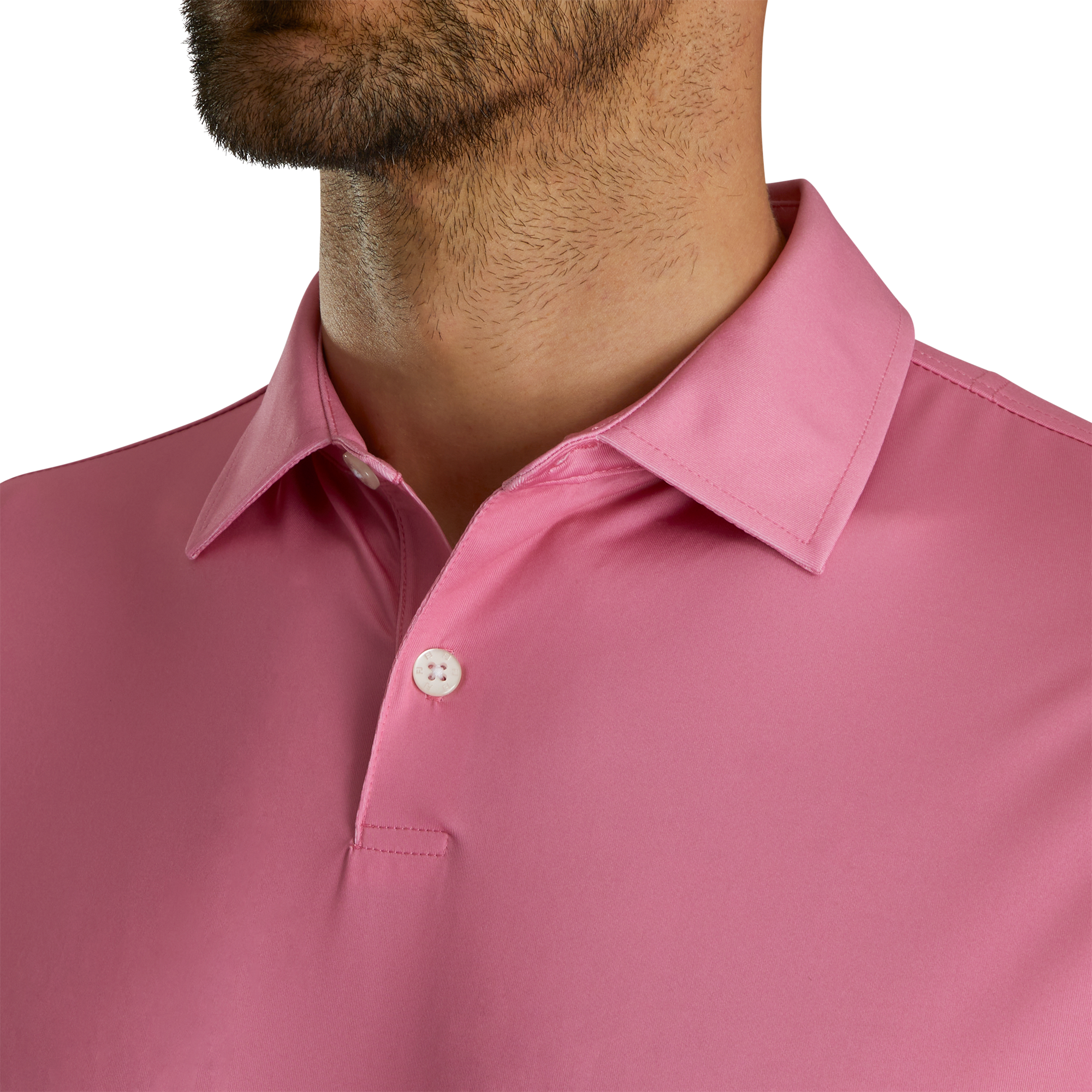 Tropical Chestband Lisle Self Collar-Previous Season Style