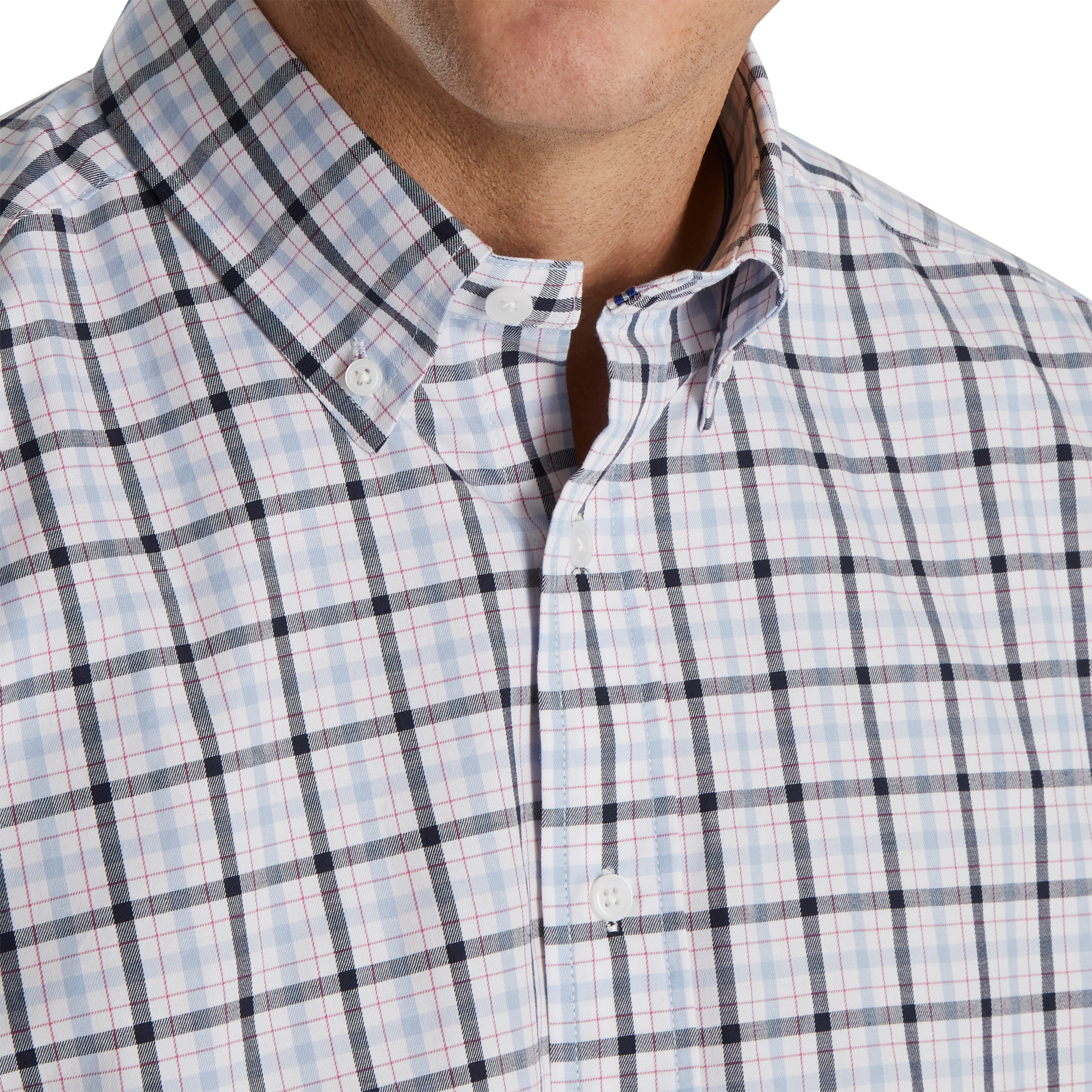 Open Check Stretch Cotton-Previous Season Style