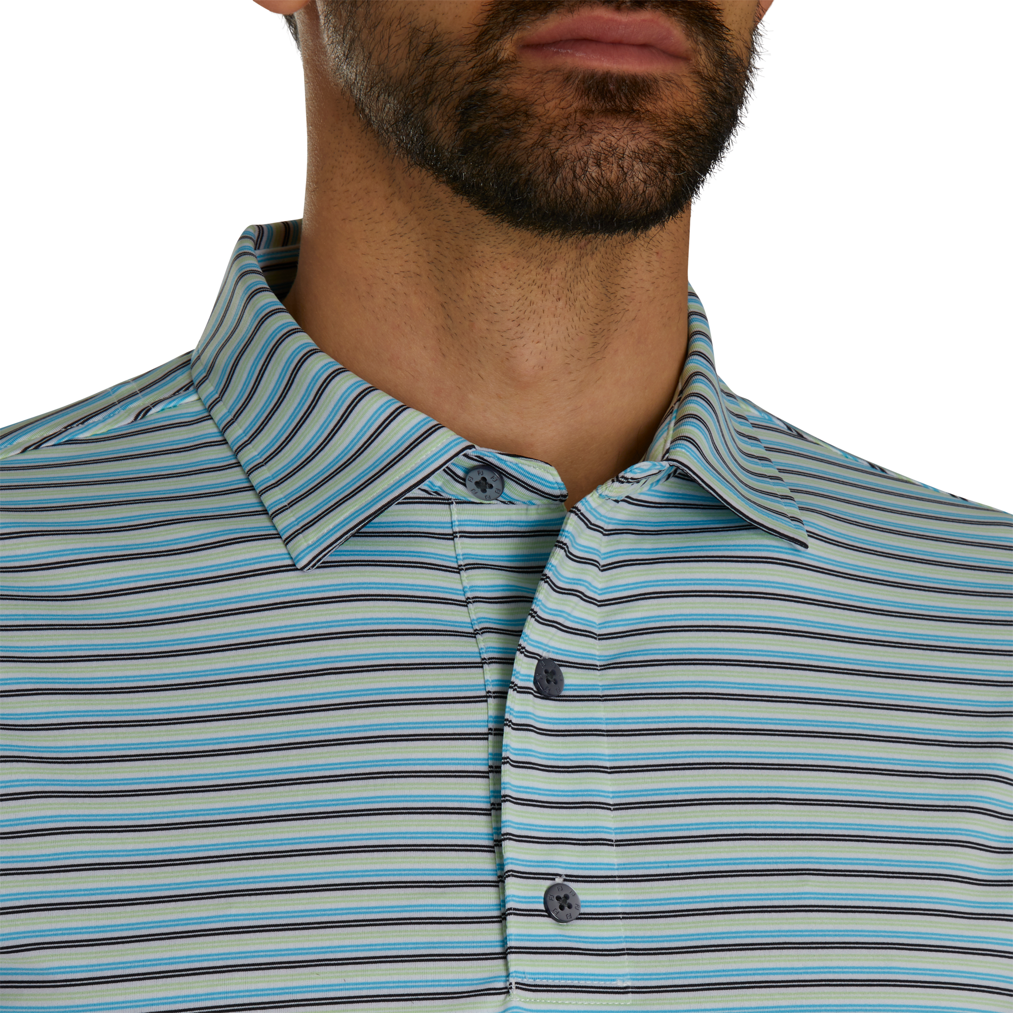 Multi-Pinstripe Lisle Self Collar-Previous Season Style