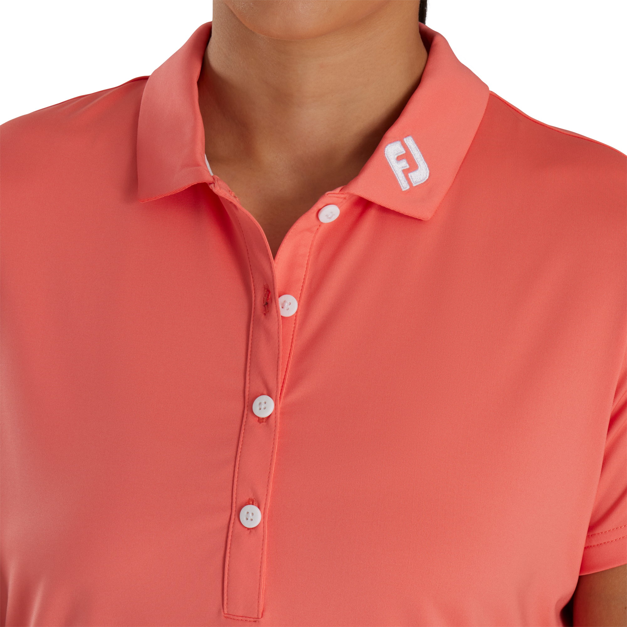 Solid Lisle Self Collar Women - FJ Tour Collar