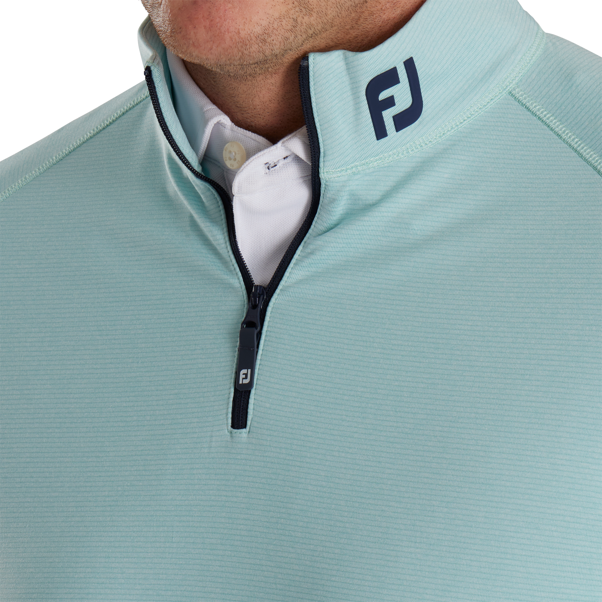 ThermoSeries Heather Brushed Back Mid-Layer - FJ Tour Collar