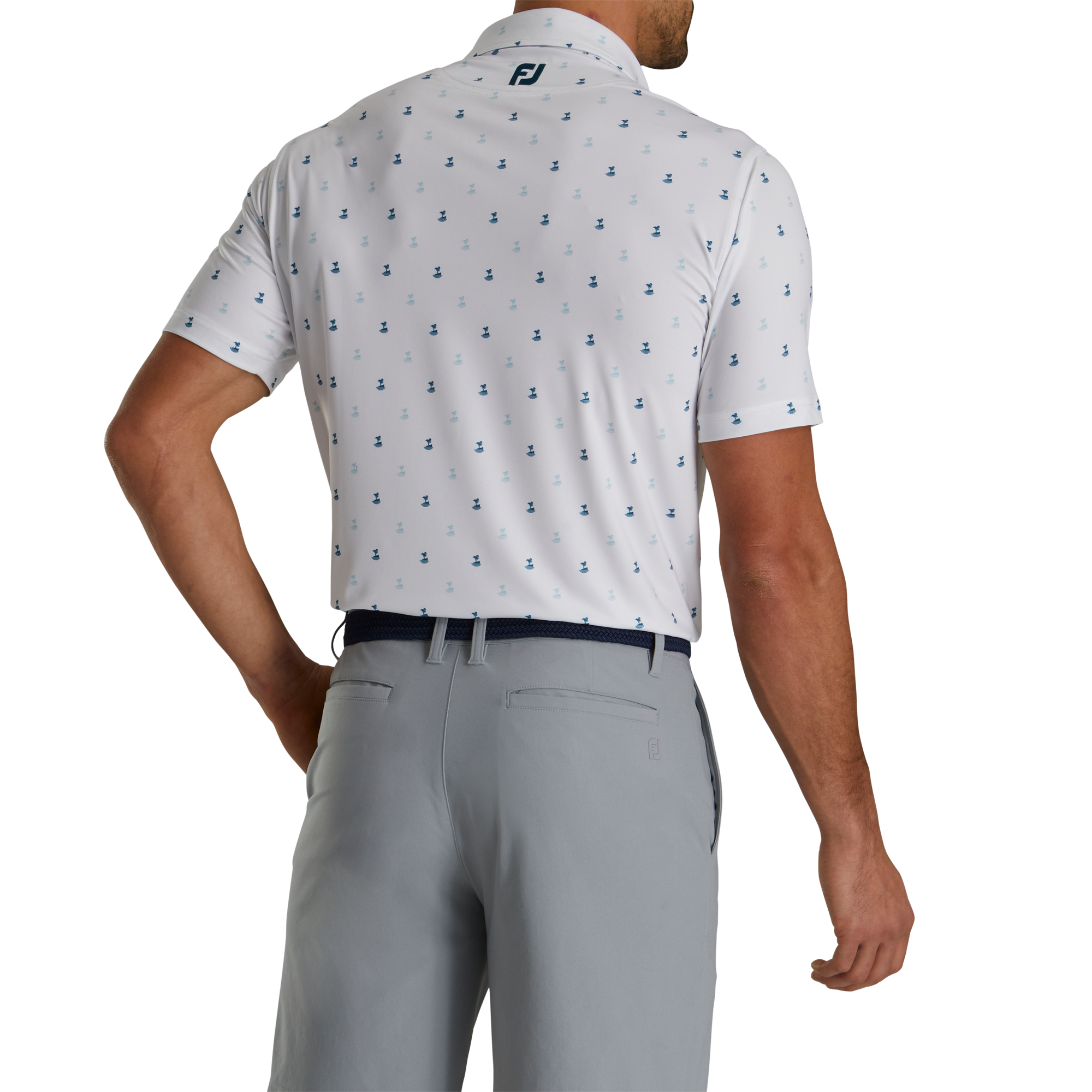 2023 U.S. Women's Open Lone Cypress Print Lisle Self Collar-Previous Season Style