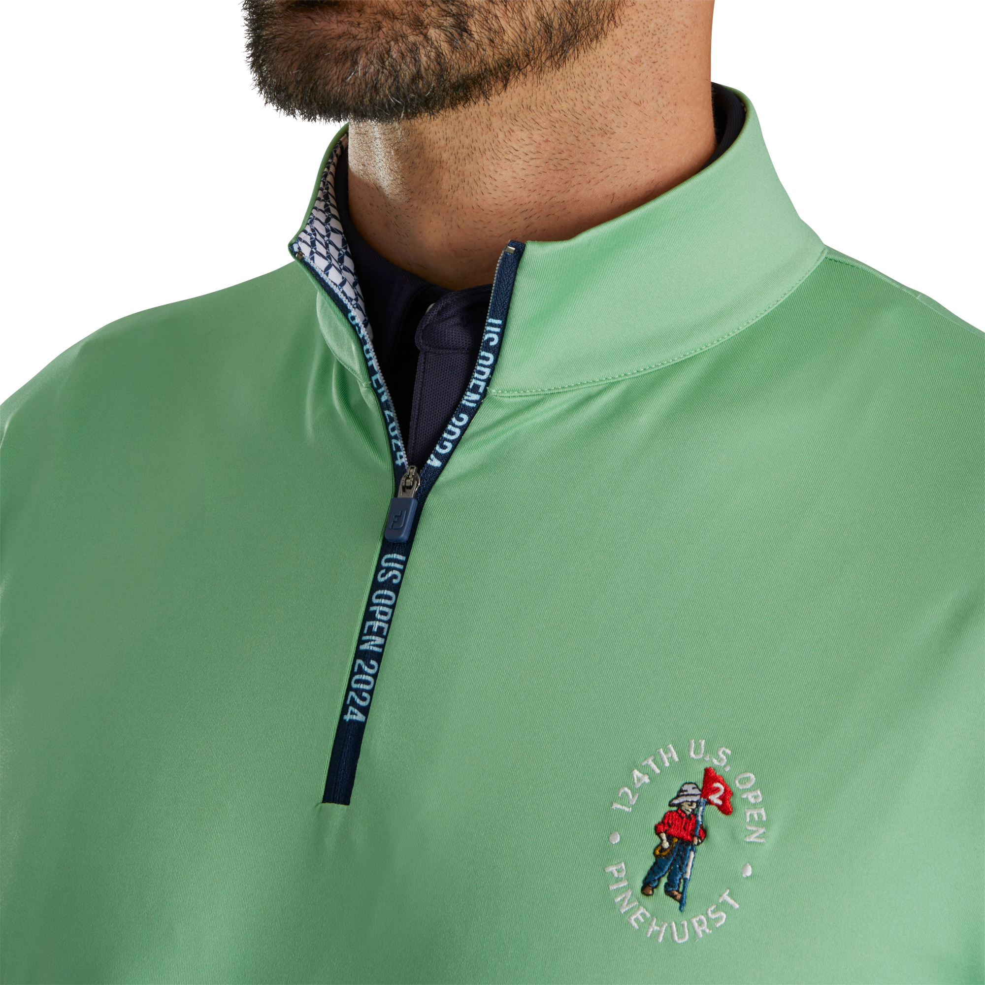 2024 U.S. Open Solid Quarter-Zip Mid-Layer