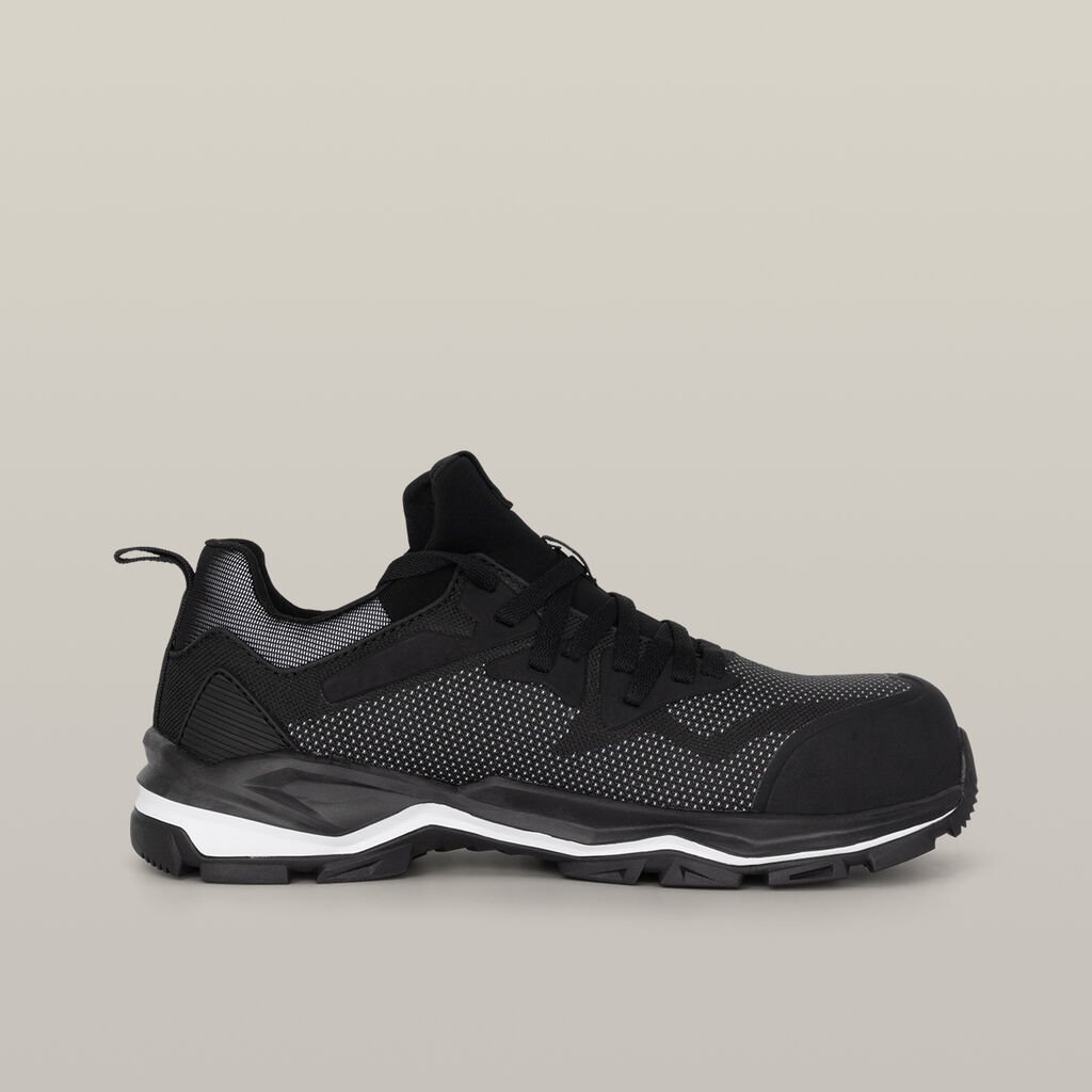 Icon Lace Up Composite Toe Safety Shoe - Black