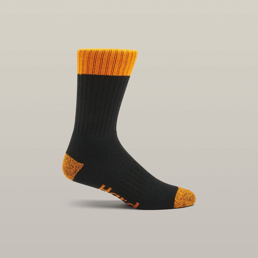 Core Hi Vis Work Crew Sock - 3 Pack