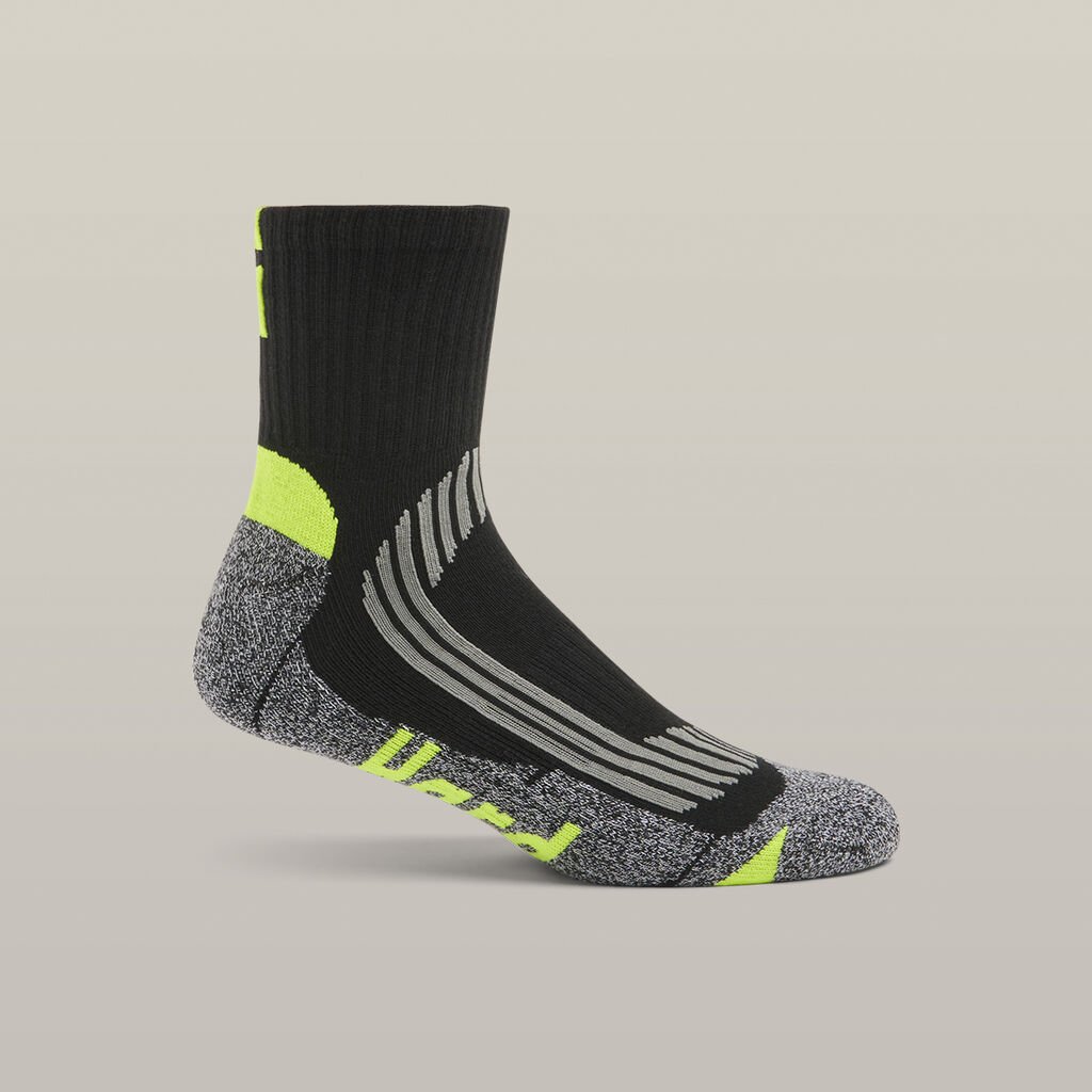 Core Coolmax Padded Quarter Crew Sock - 2 Pack