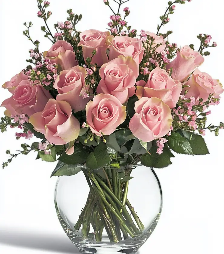pink roses