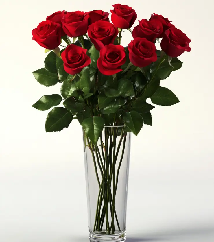 One Dozen Red Roses