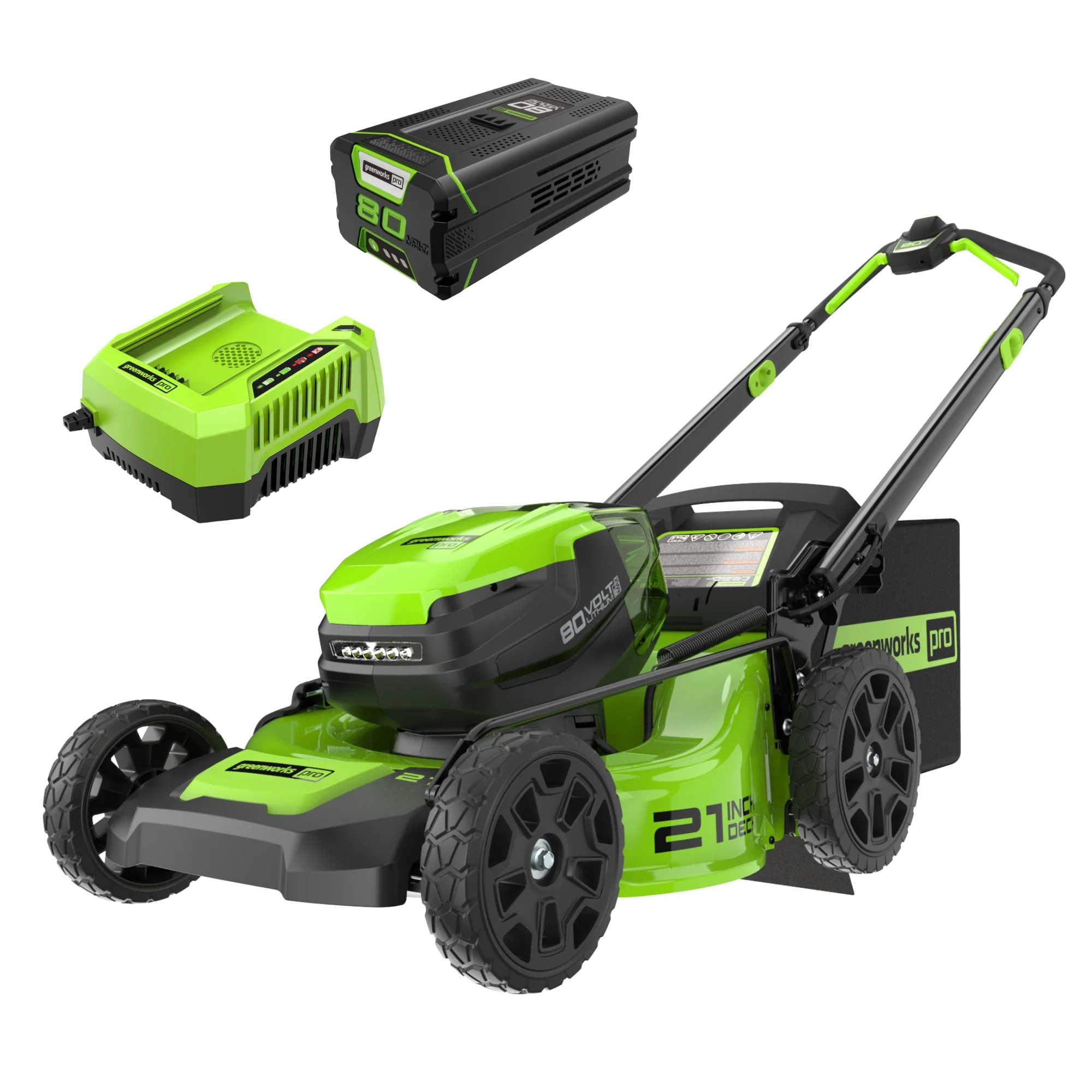 80V 21 GEN 2 Cordless Battery 4-in-1 Push Lawn Mower(Auto Switch) w/ 4.0Ah Battery & Charger
