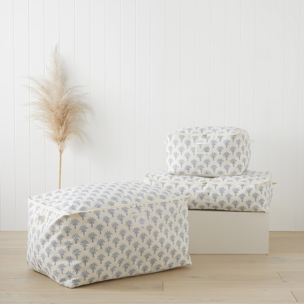 Woodblock Palm Storage Bags