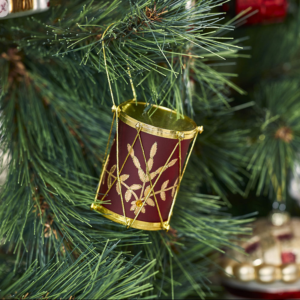 Vintage Glass Drum Decoration