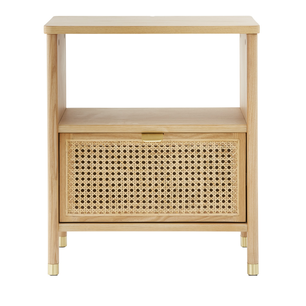Swansea Natural Bedside Table