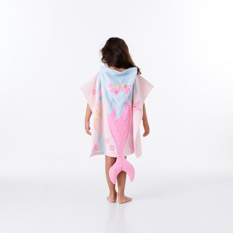 Mia Mermaid Hooded Beach Towel