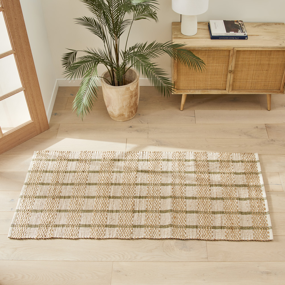 Bali Olive & Jute Rug Runner