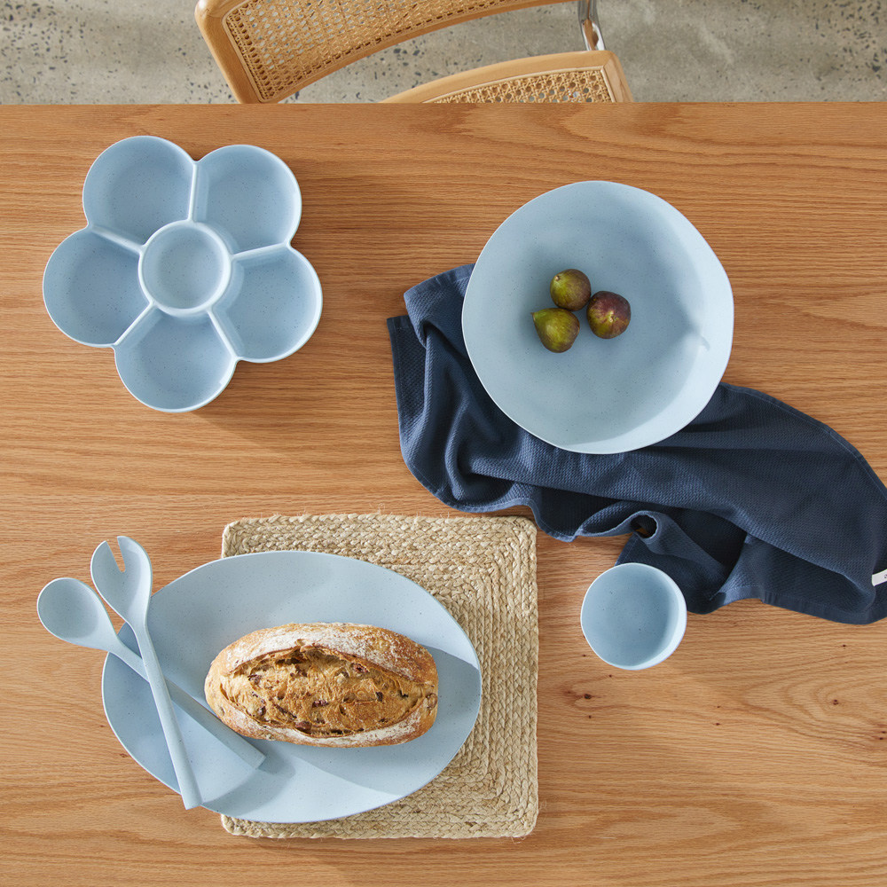 Capri Bamboo Blue Servingware