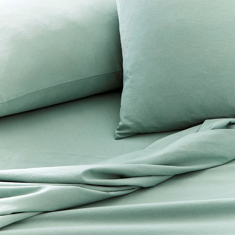 Stonewashed Cotton Gumleaf Sheet Set