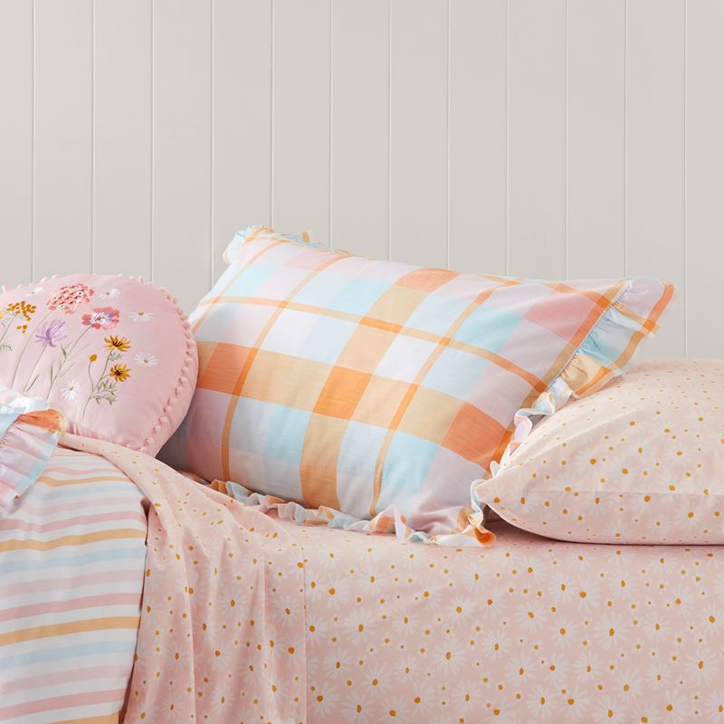 Remi Ruffle Sorbet Quilt Cover Set