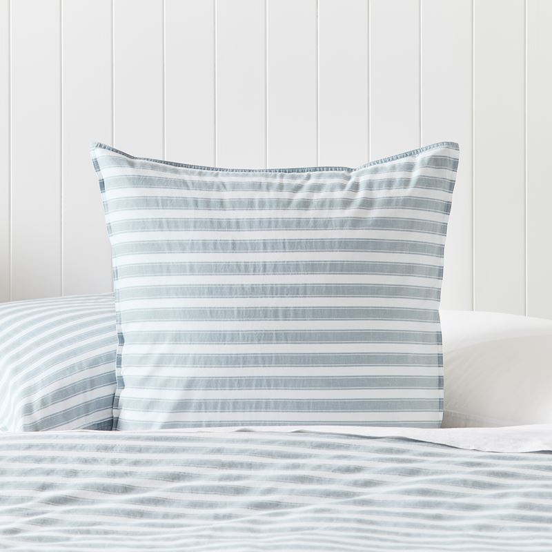 Stonewashed Cotton Provincial Stripe Quilt Cover Separates